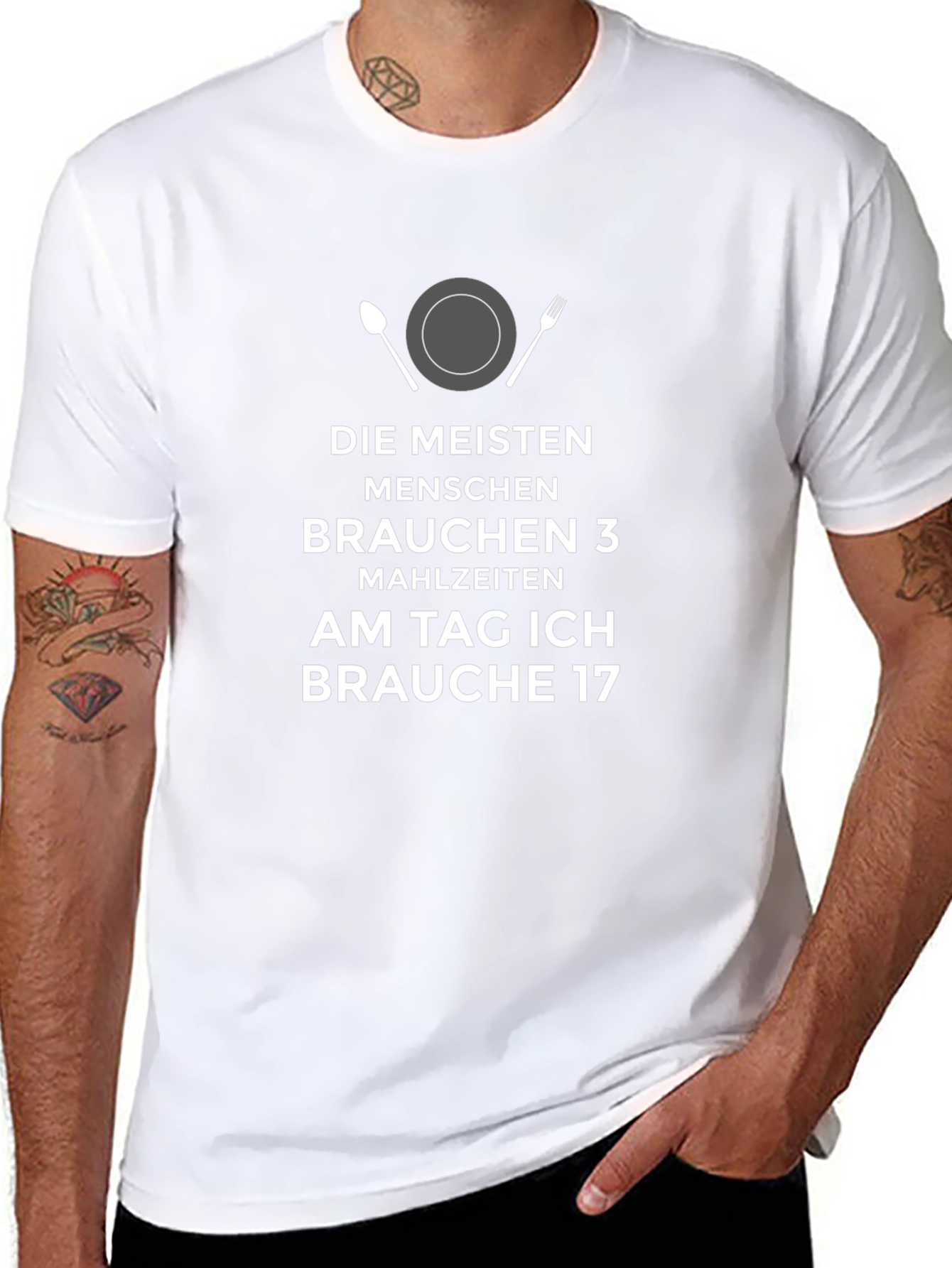 Funny German Foodie T-Shirt - 17 Meals