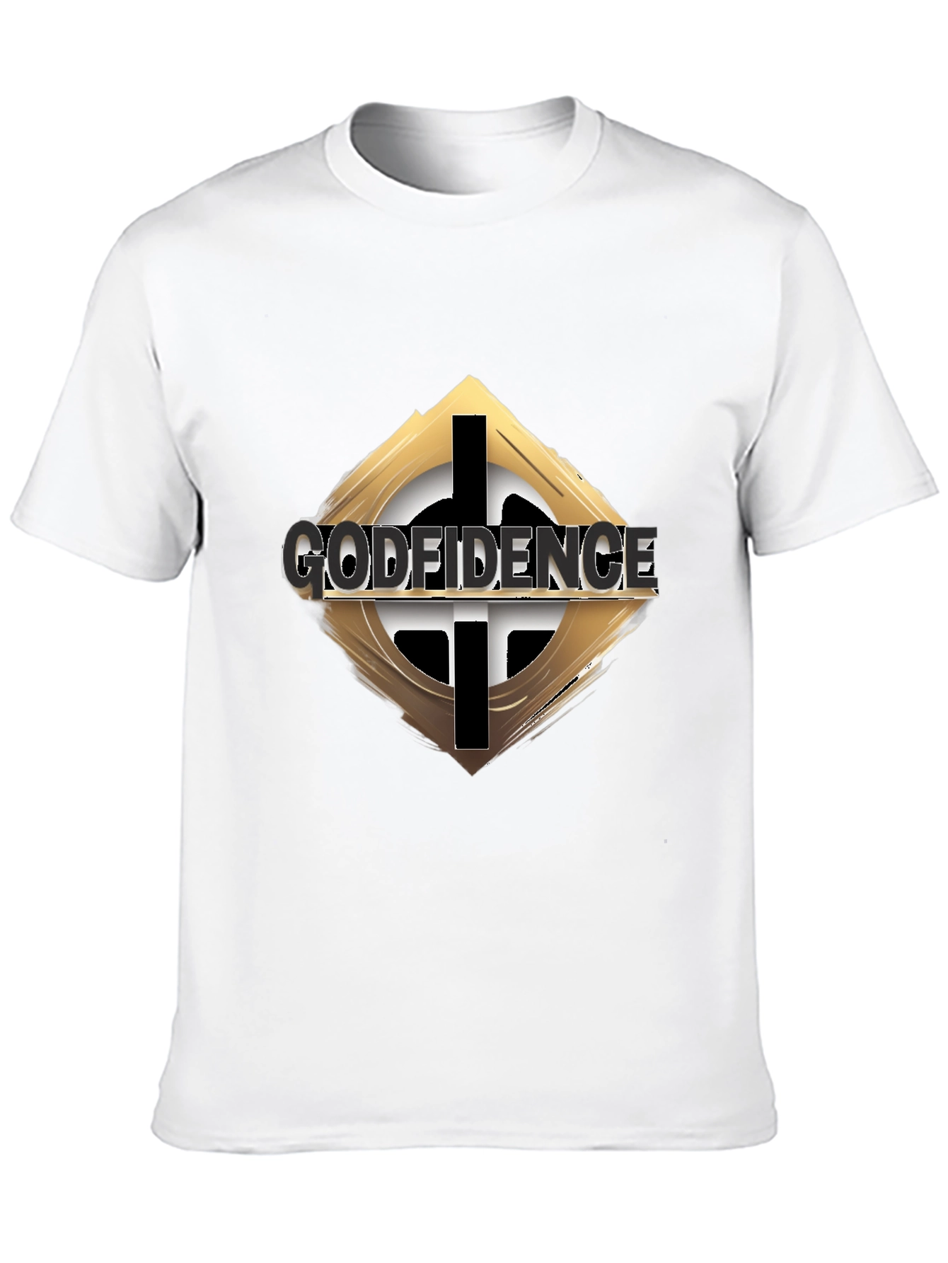 Godfidence Black Graphic Tee - Faith & Confidence