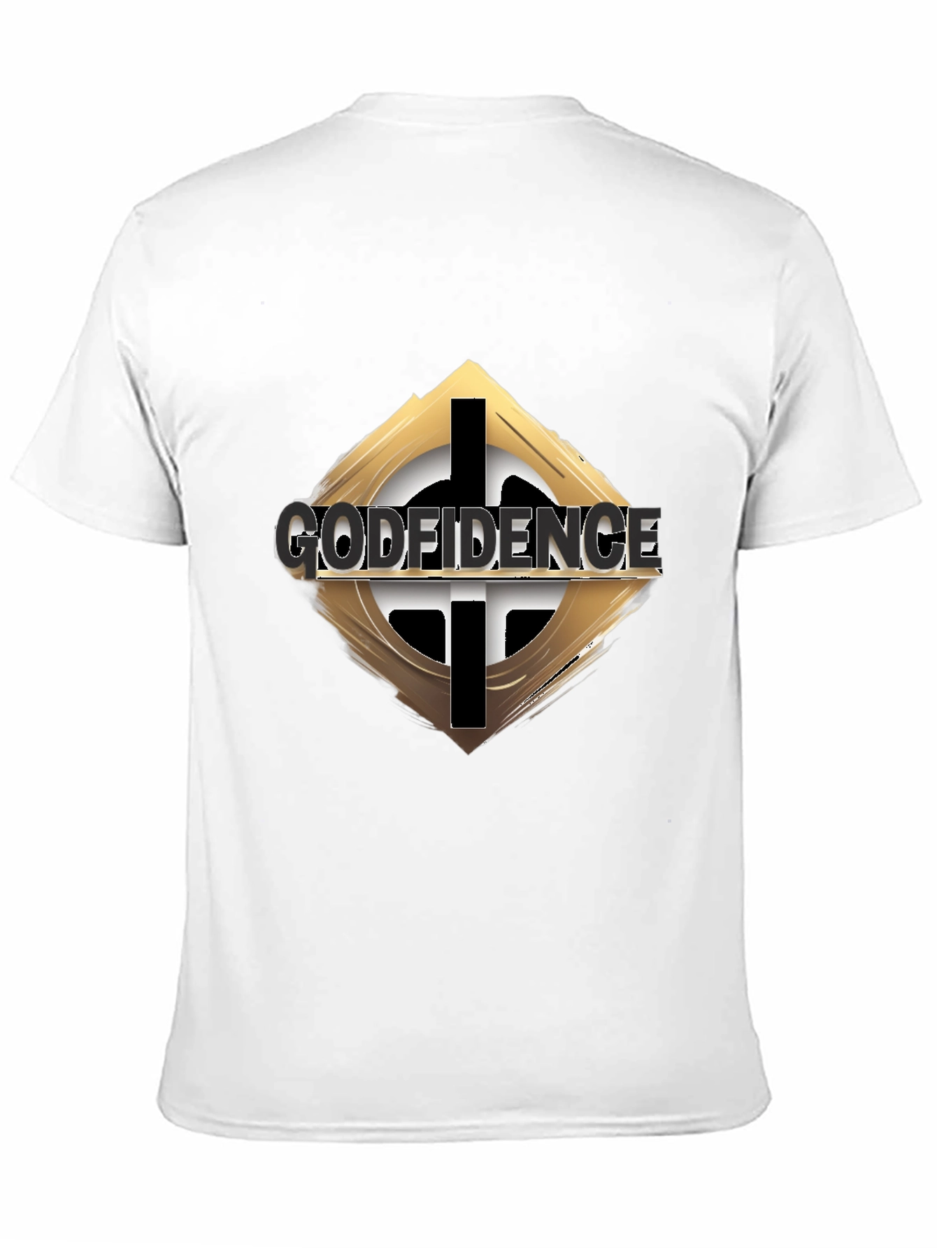 Godfidence Black Graphic Tee - Faith & Confidence