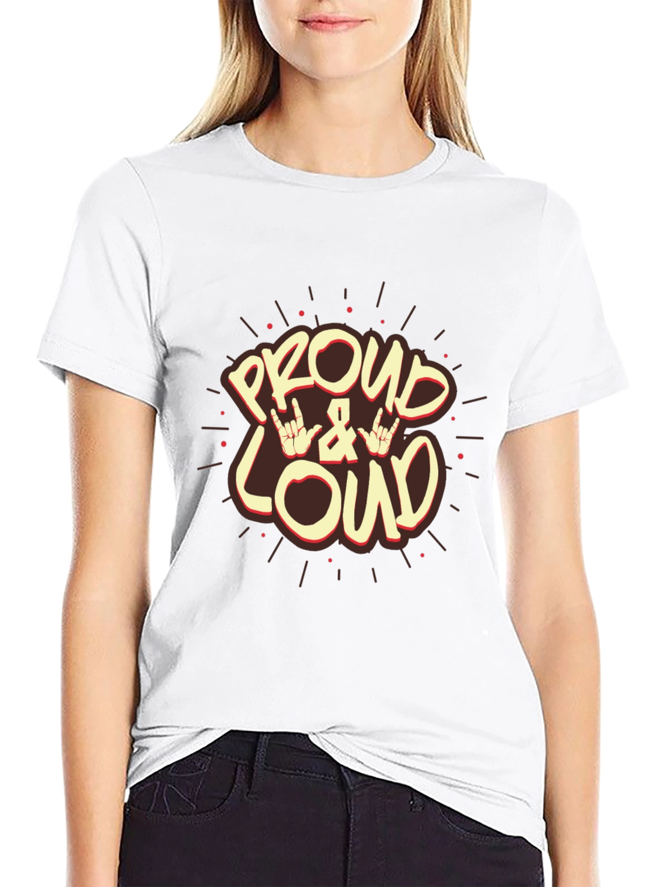 Proud & Loud Graphic Tee - Rock On Style