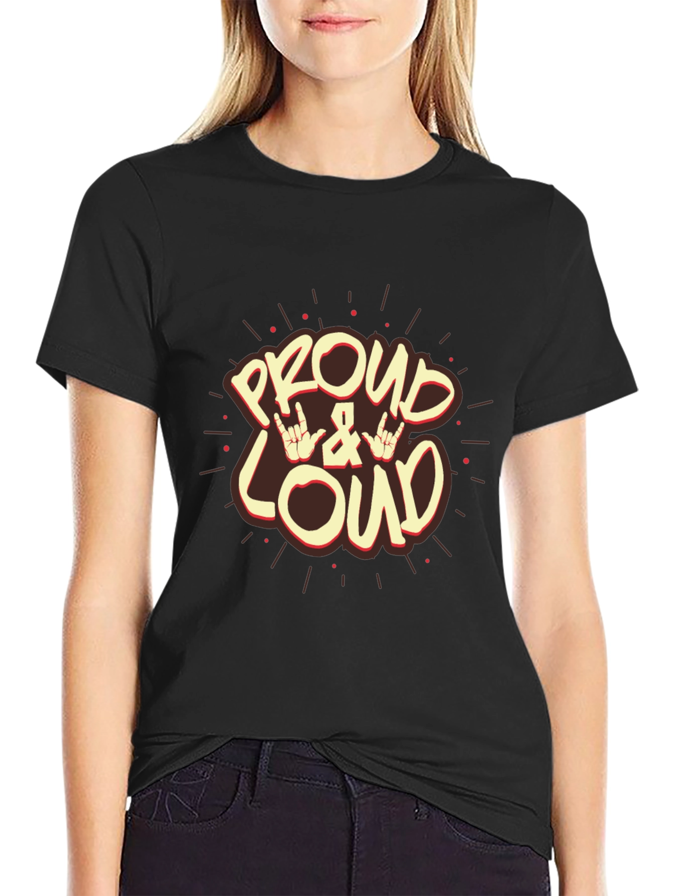 Proud & Loud Graphic Tee - Rock On Style