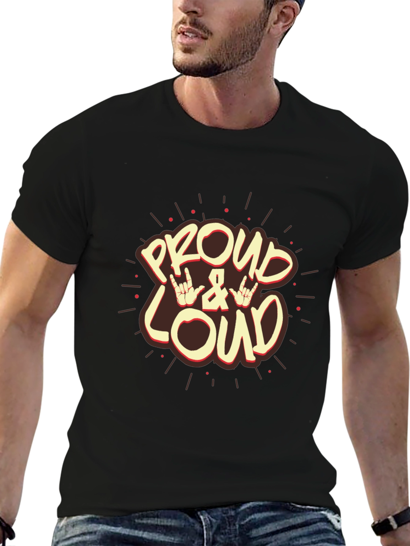 Proud & Loud Graphic Tee - Rock On Style
