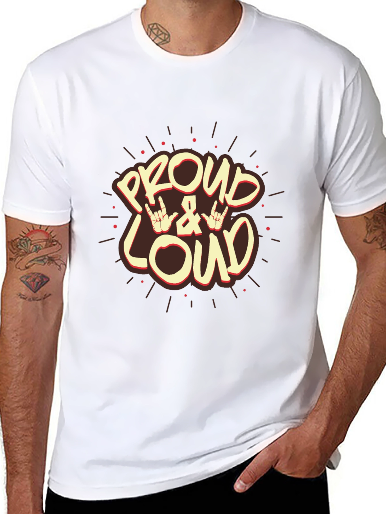Proud & Loud Graphic Tee - Rock On Style