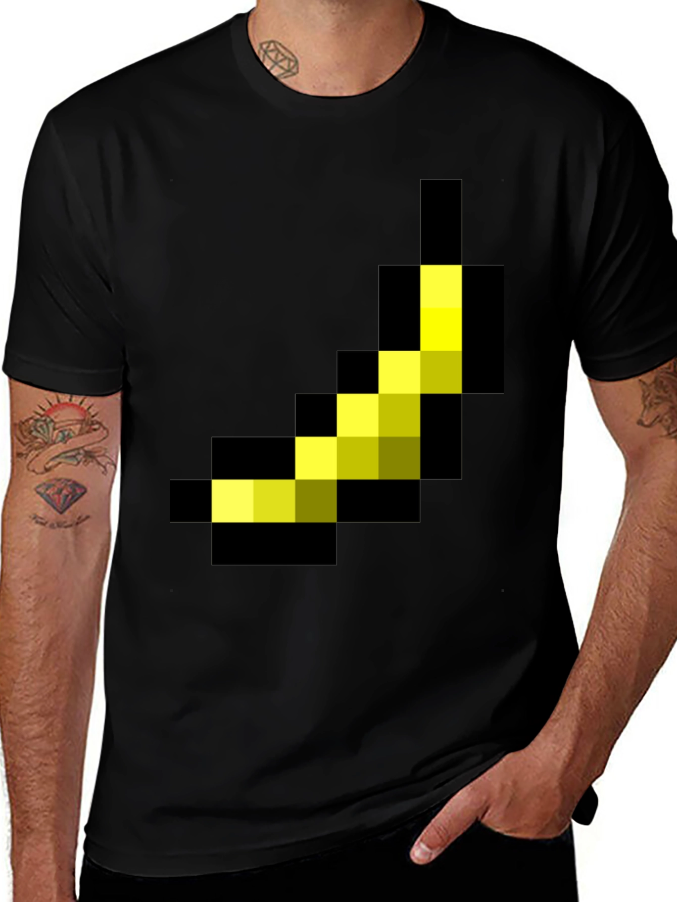 Pixel Banana T-Shirt - Gamer Style Tee