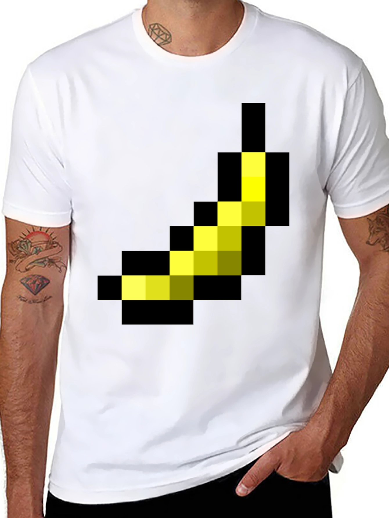 Pixel Banana T-Shirt - Gamer Style Tee