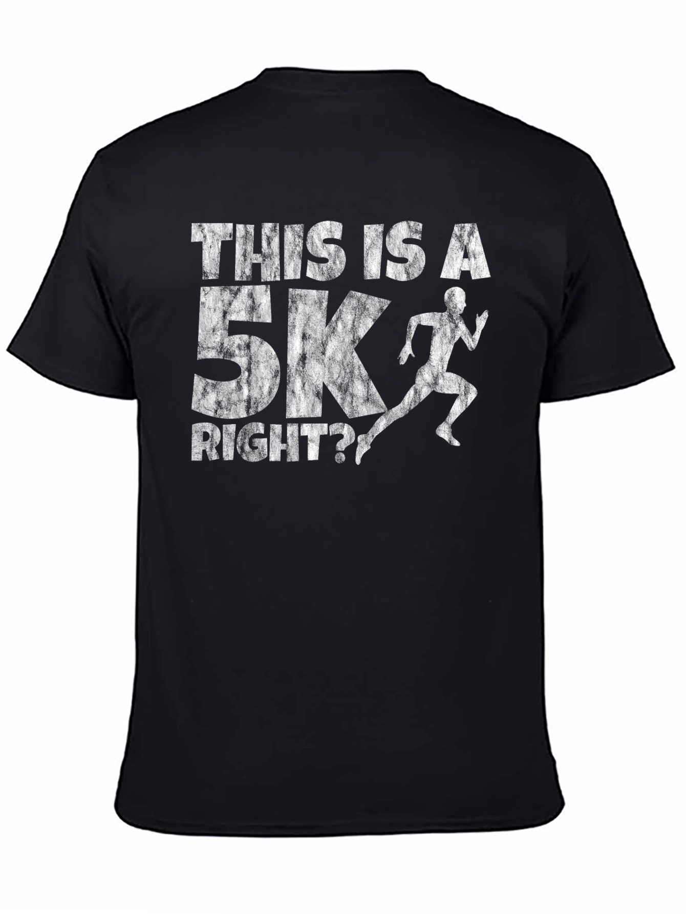 Funny 5K Running T-Shirt - Mens Athletic Tee