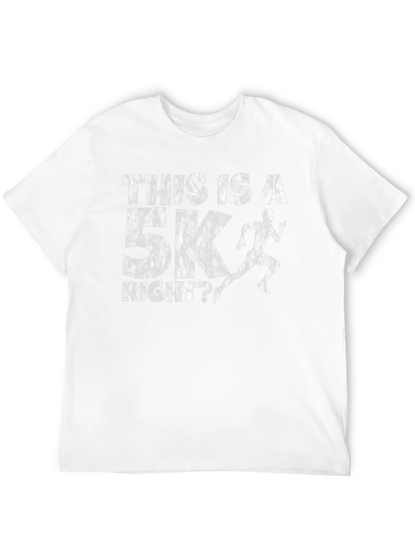 Funny 5K Running T-Shirt - Mens Athletic Tee