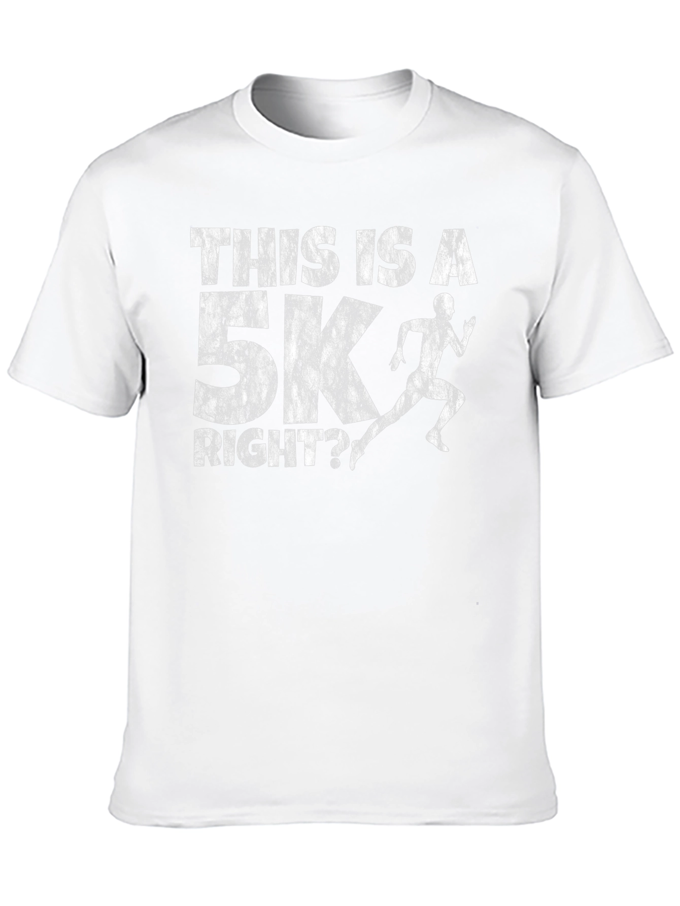 Funny 5K Running T-Shirt - Mens Athletic Tee