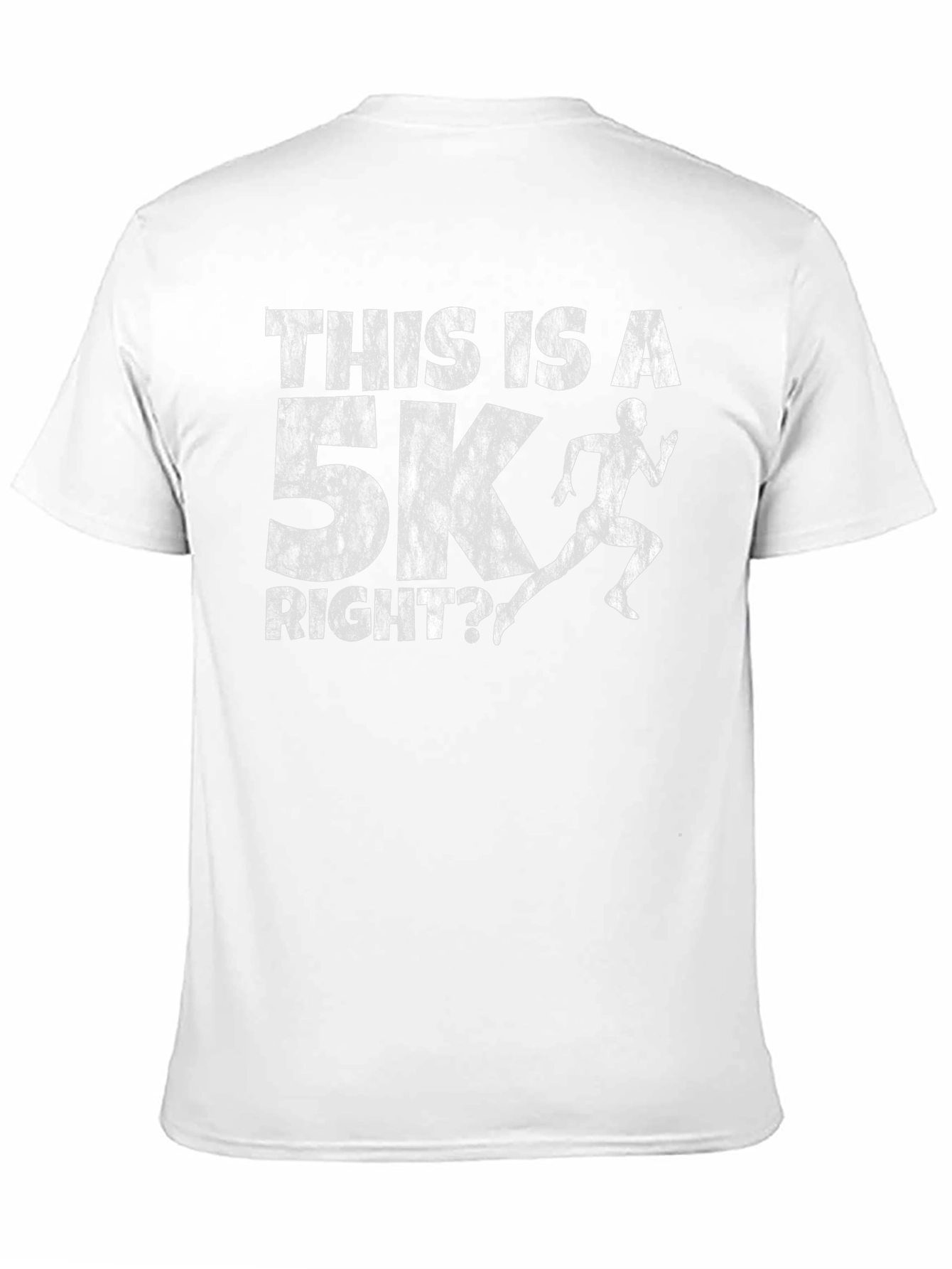 Funny 5K Running T-Shirt - Mens Athletic Tee