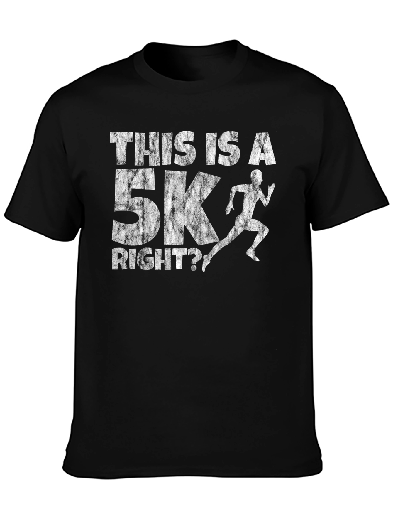 Funny 5K Running T-Shirt - Mens Athletic Tee