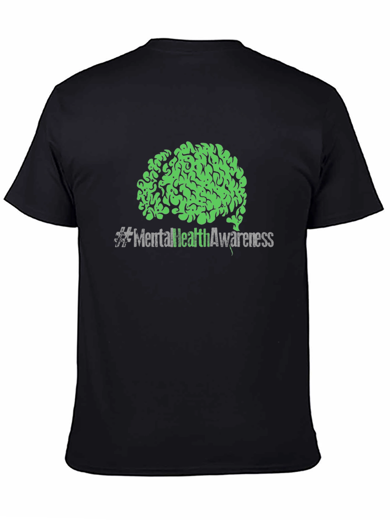 Mental Health Awareness Brain Graphic T-Shirt