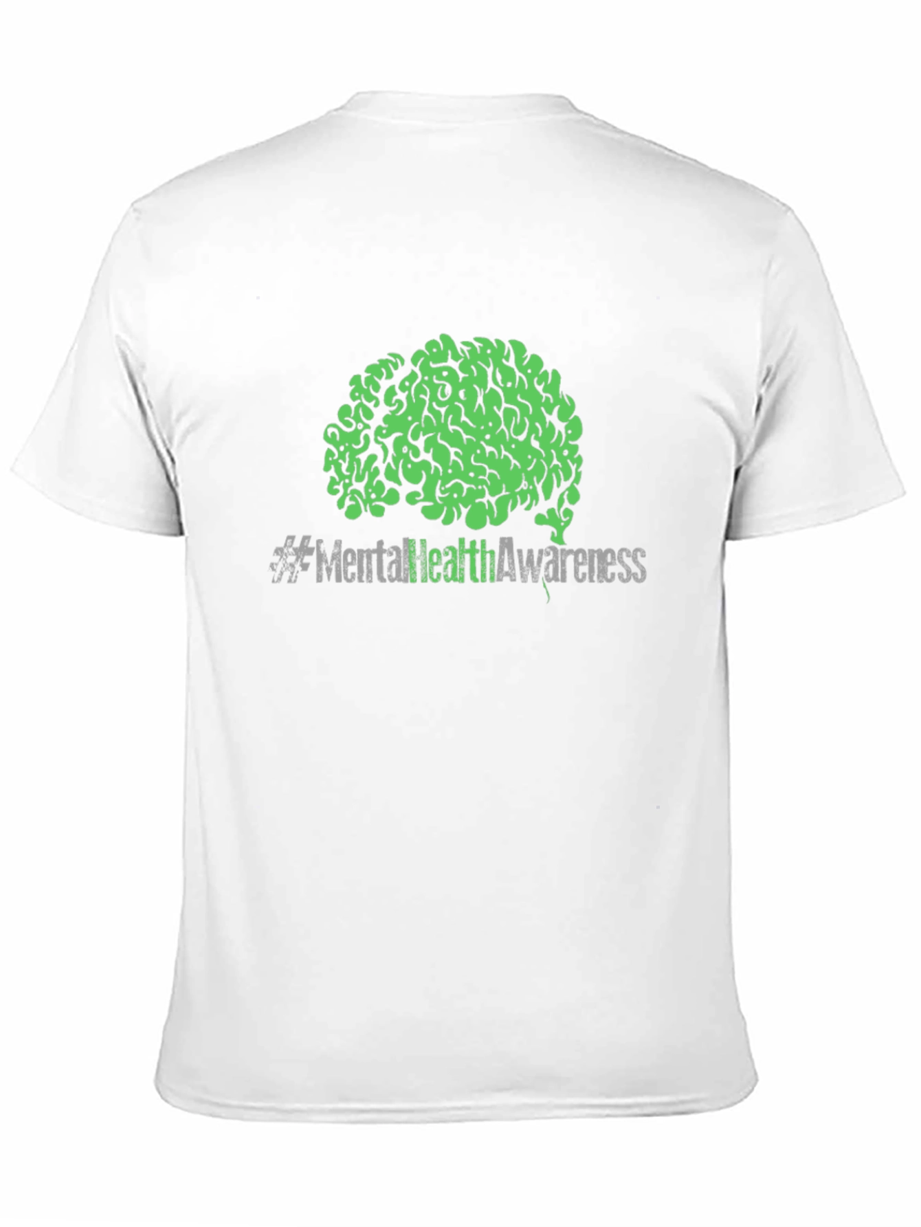 Mental Health Awareness Brain Graphic T-Shirt
