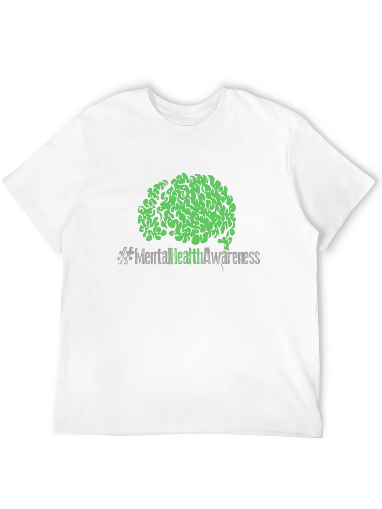Mental Health Awareness Brain Graphic T-Shirt