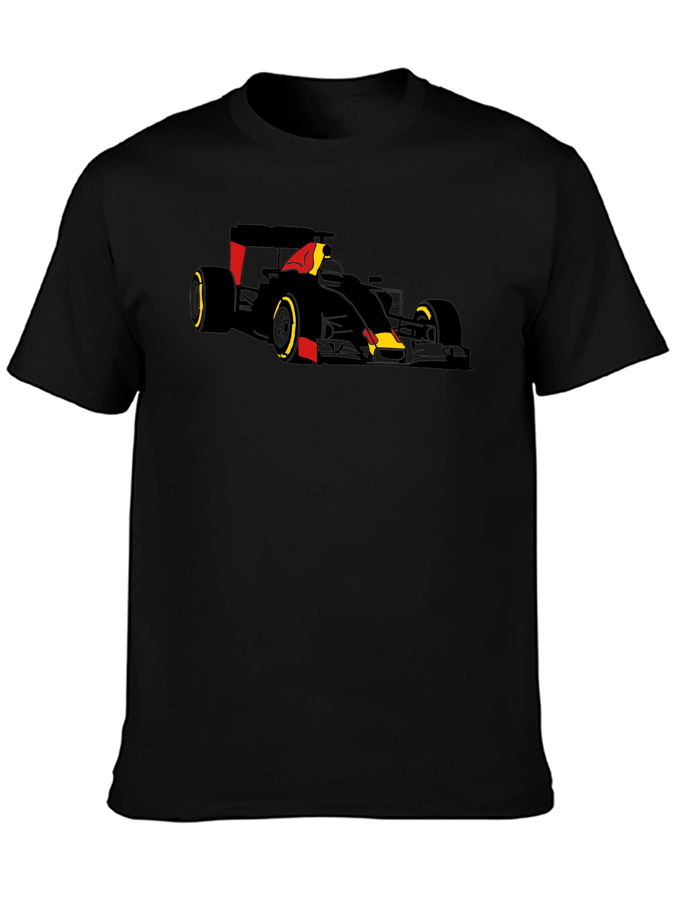 Formula 1 Race Car Graphic Tee - Black