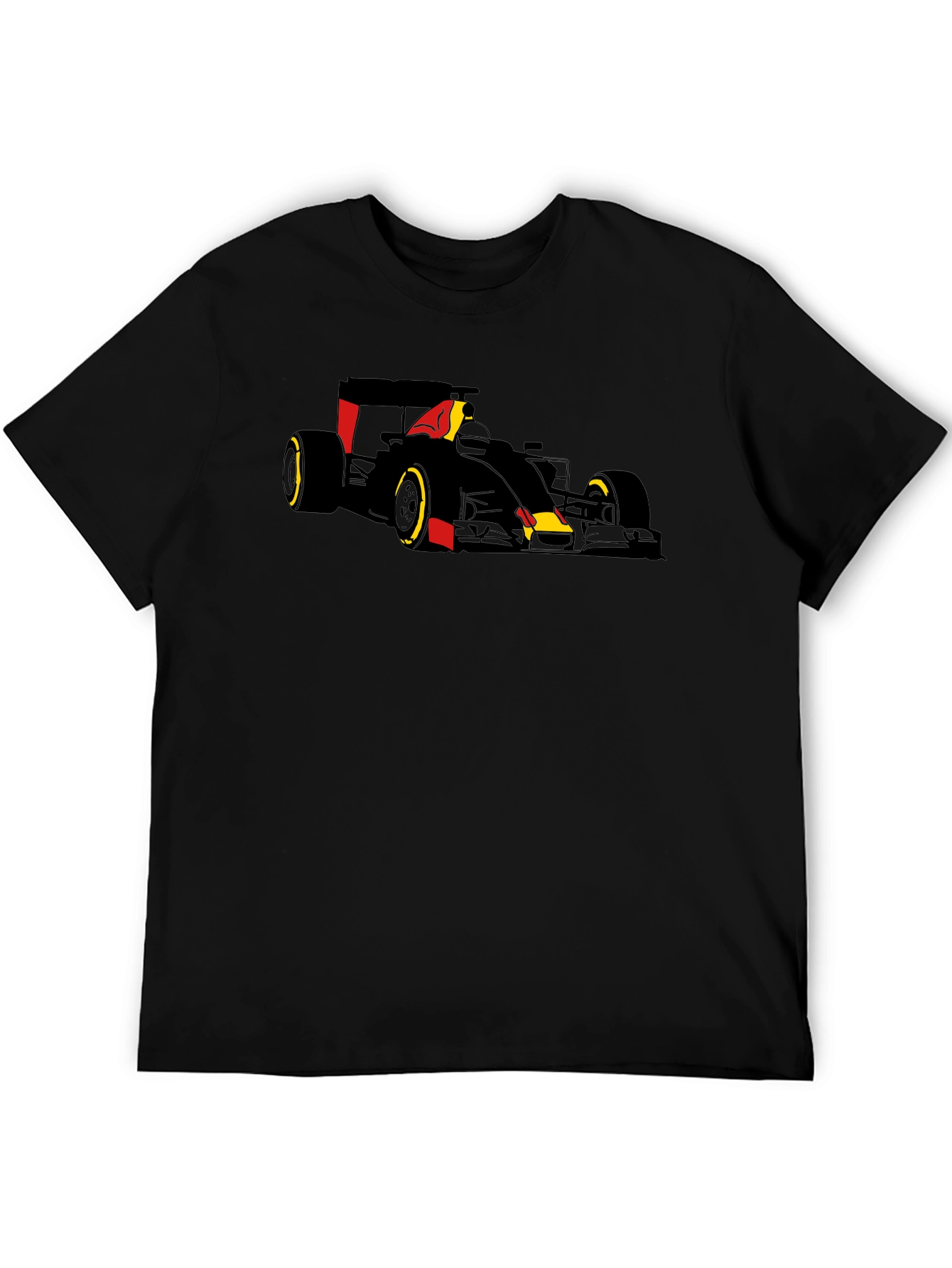 Formula 1 Race Car Graphic Tee - Black