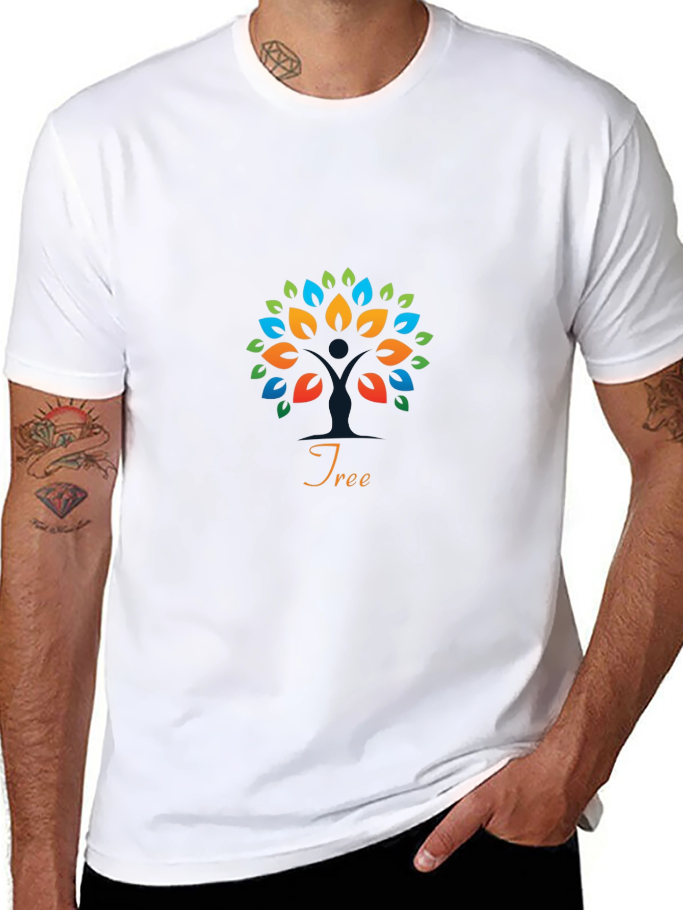 Nature Inspired Tree Graphic T-Shirt