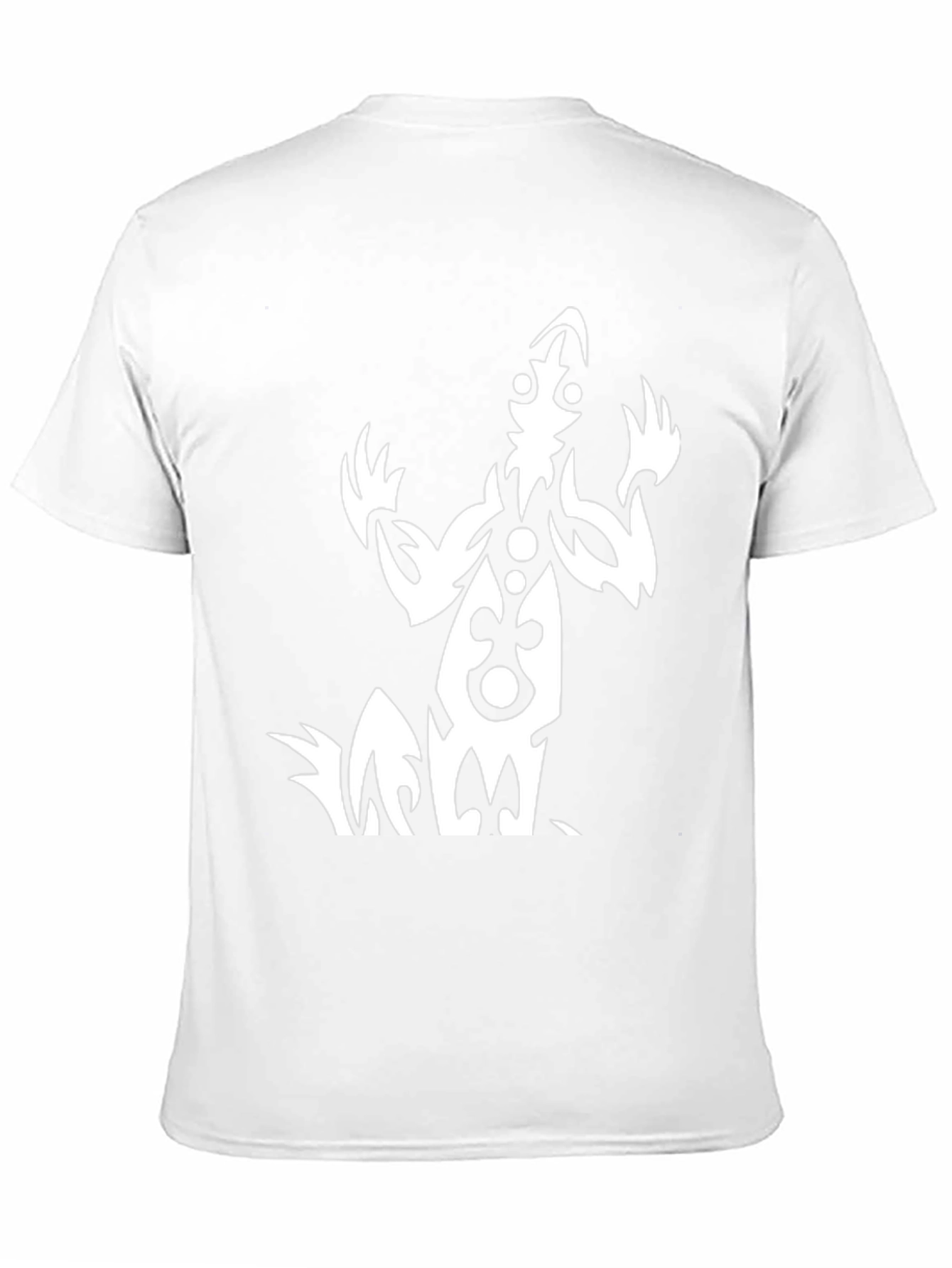 Tribal Design Black T-Shirt