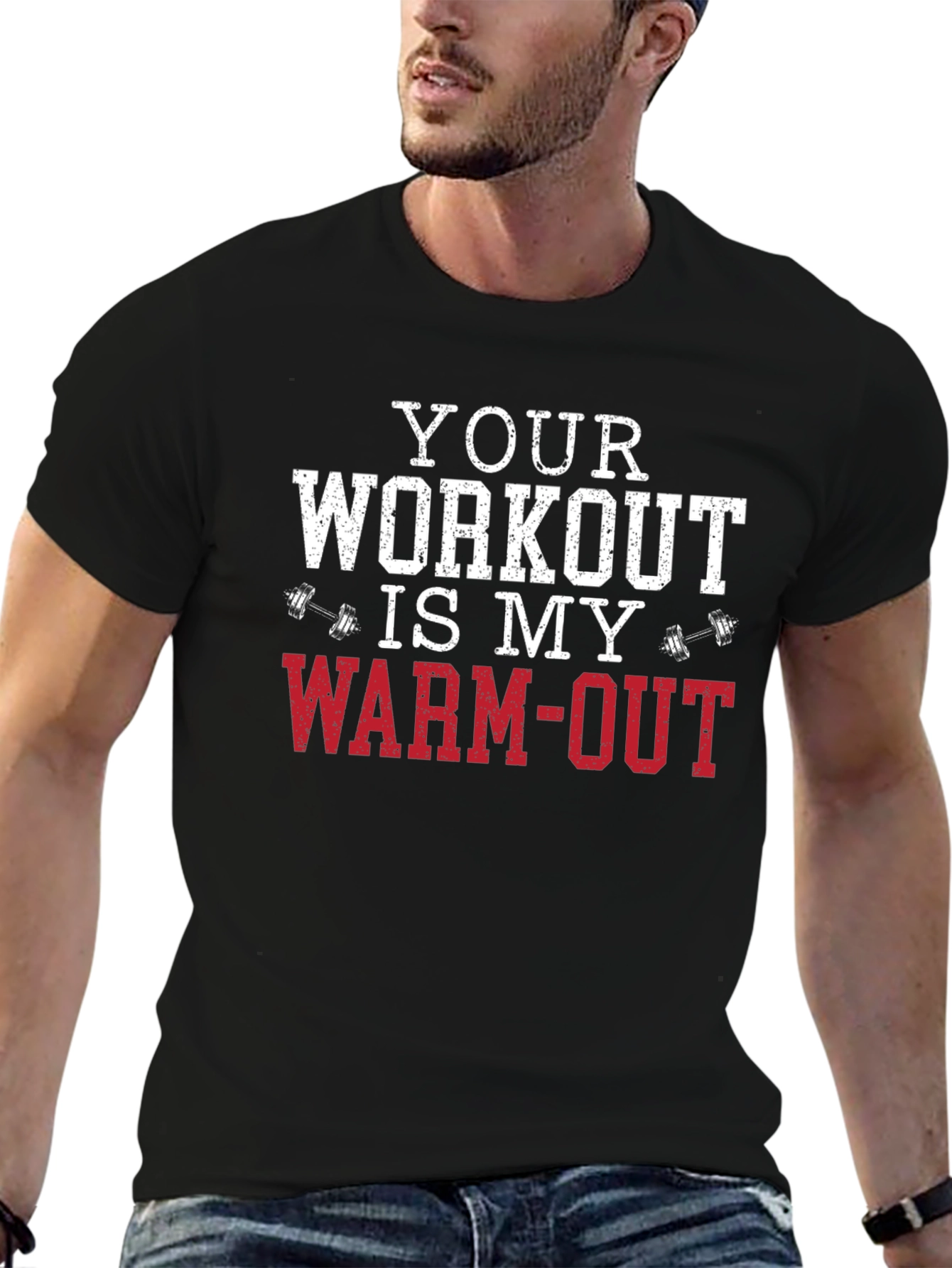 Workout Humor T-Shirt: Warm-Out Design