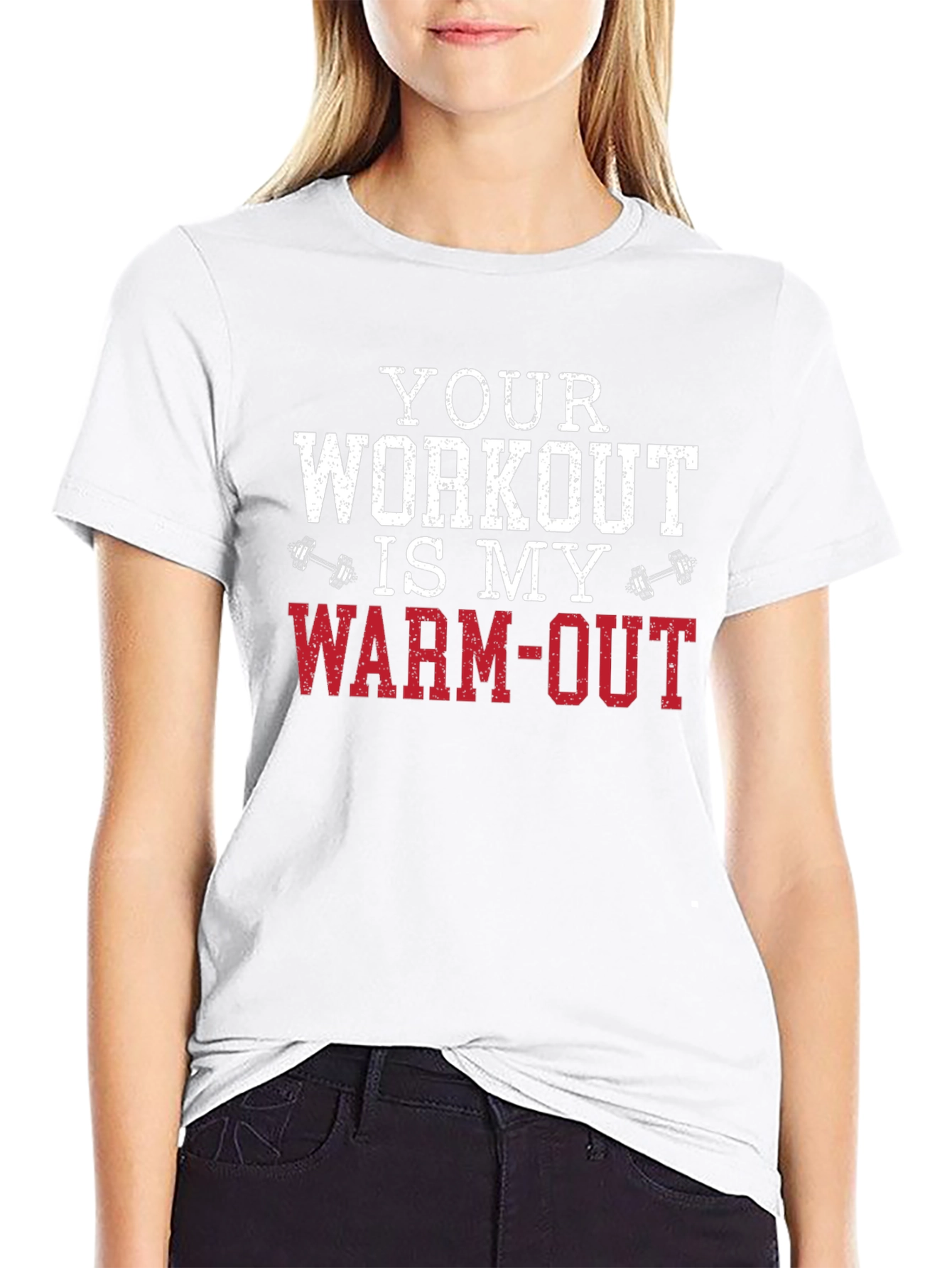 Workout Humor T-Shirt: Warm-Out Design