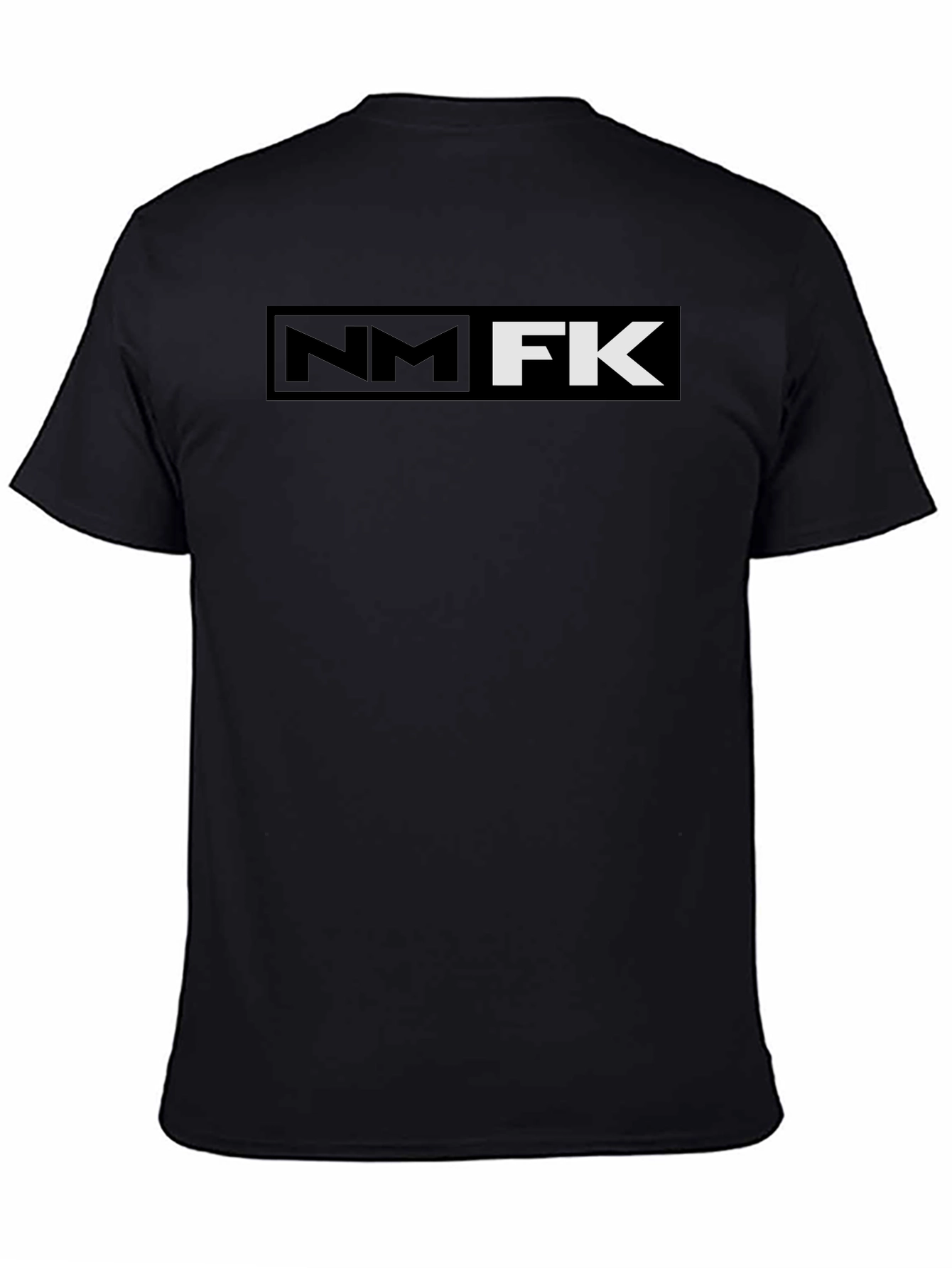 NM FK Graphic Print Black T-Shirt