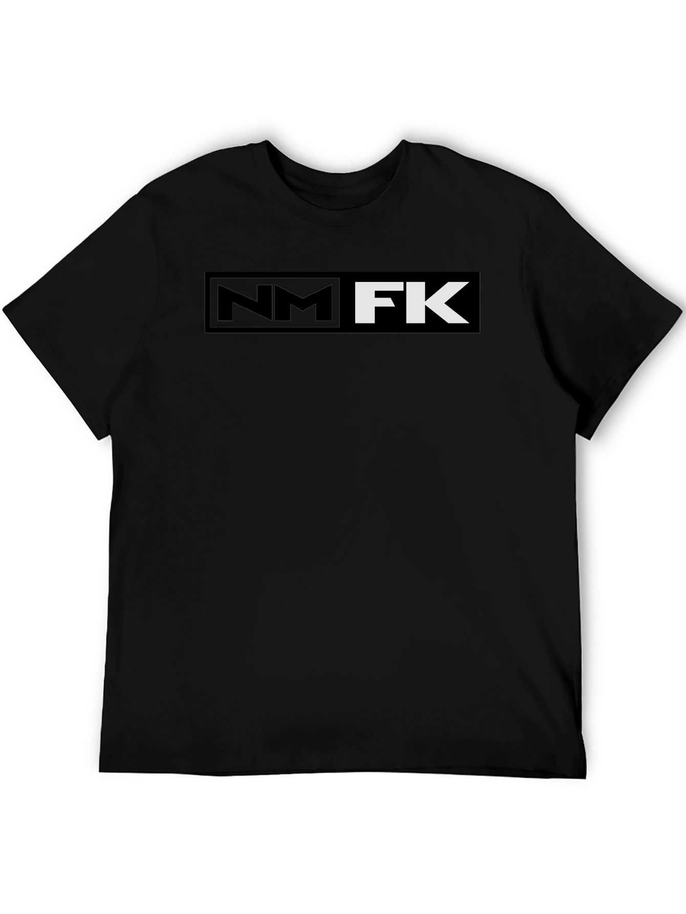 NM FK Graphic Print Black T-Shirt
