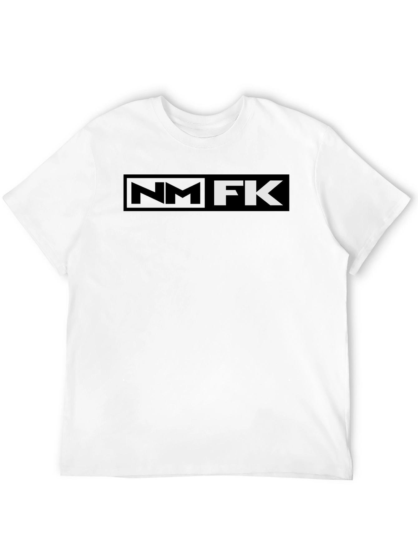 NM FK Graphic Print Black T-Shirt