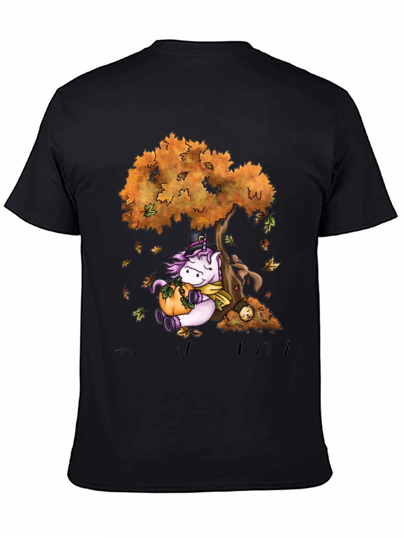 Unicorn Fall Thanksgiving T-Shirt