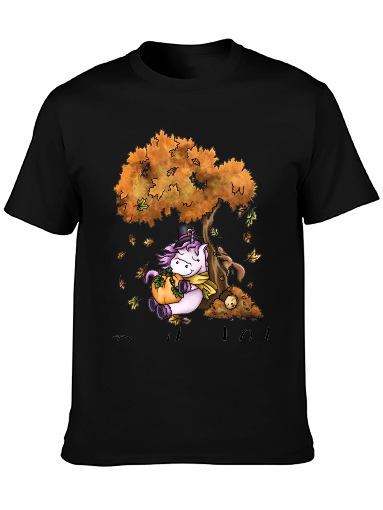 Unicorn Fall Thanksgiving T-Shirt
