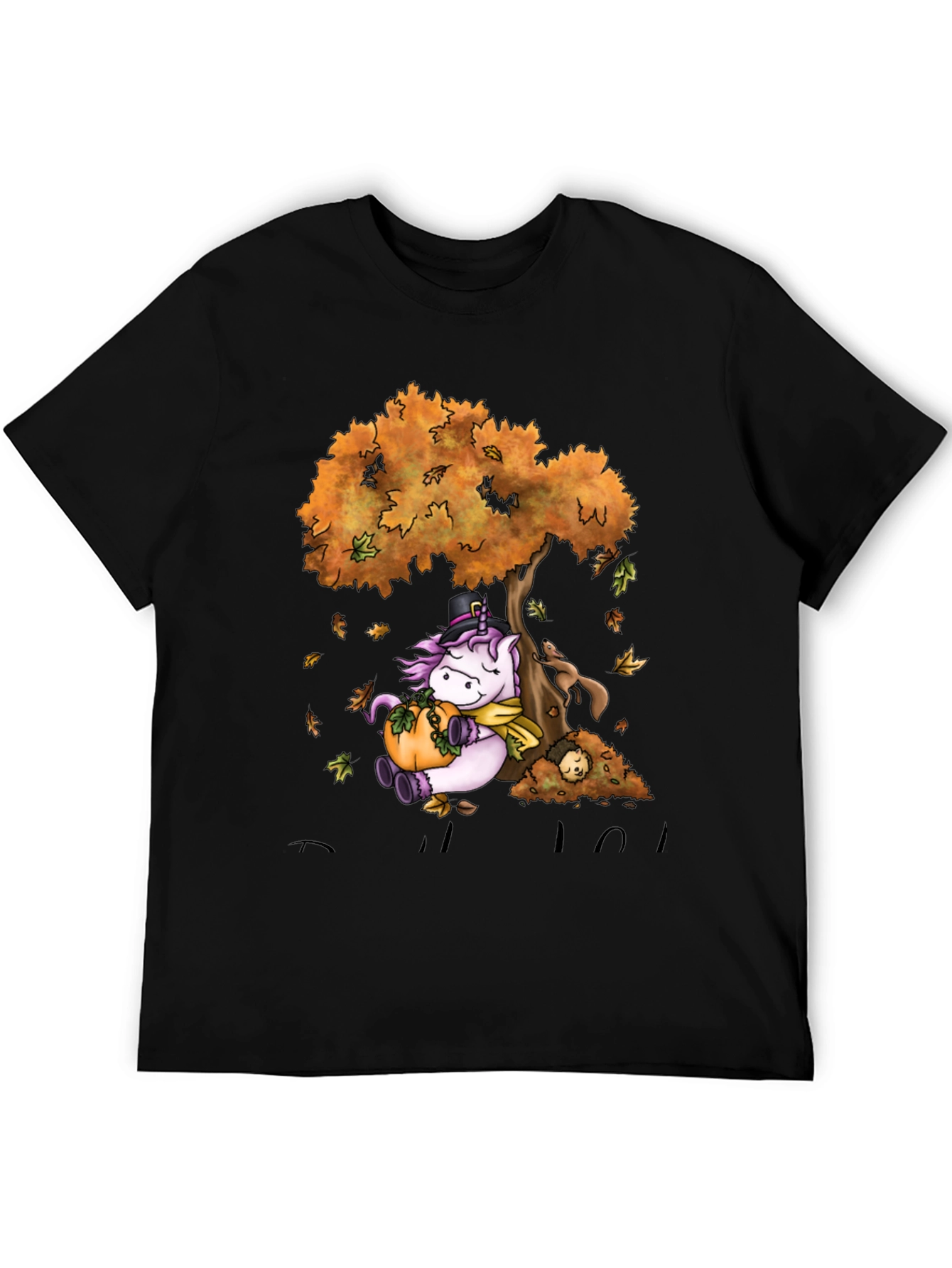Unicorn Fall Thanksgiving T-Shirt