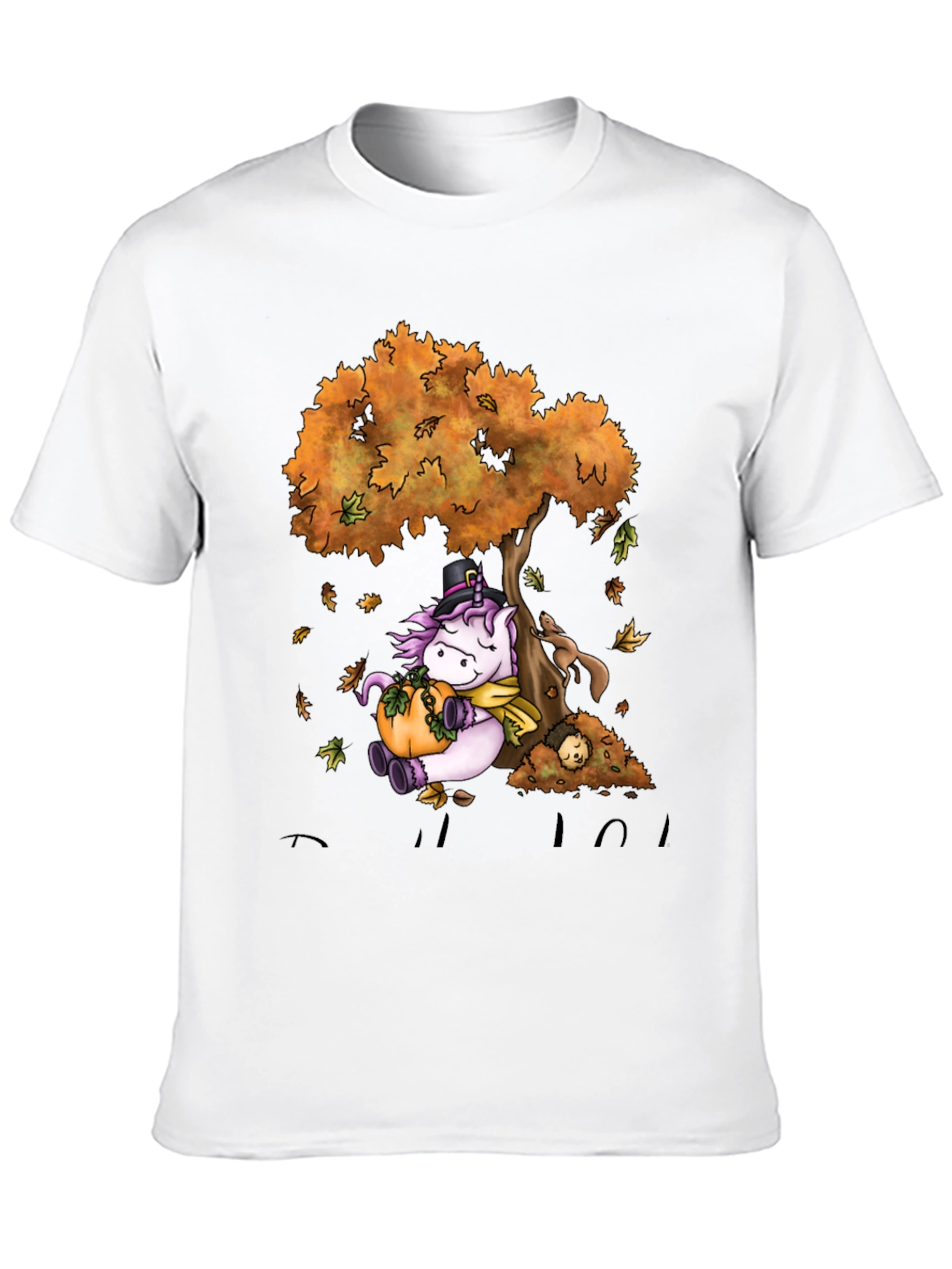 Unicorn Fall Thanksgiving T-Shirt