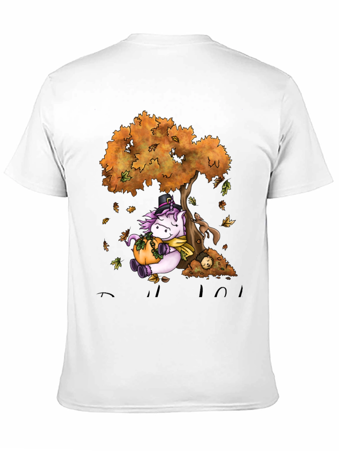 Unicorn Fall Thanksgiving T-Shirt