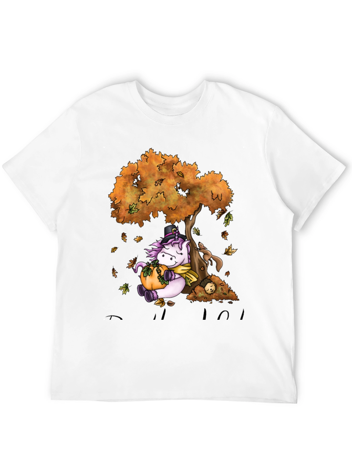 Unicorn Fall Thanksgiving T-Shirt