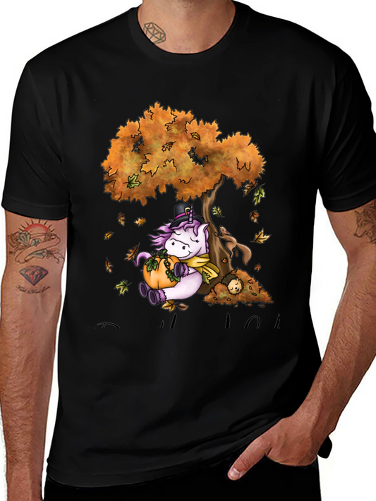 Unicorn Fall Thanksgiving T-Shirt
