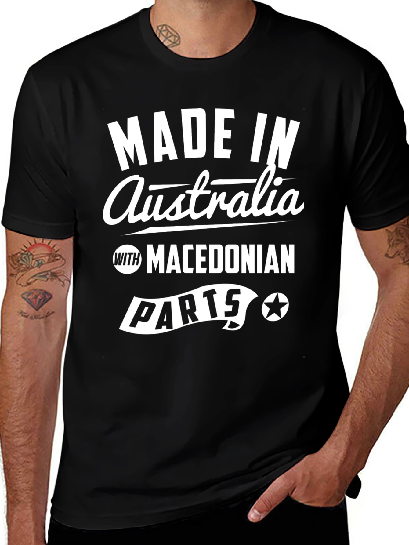 Made in Australia with Macedonian Parts T-Shirt