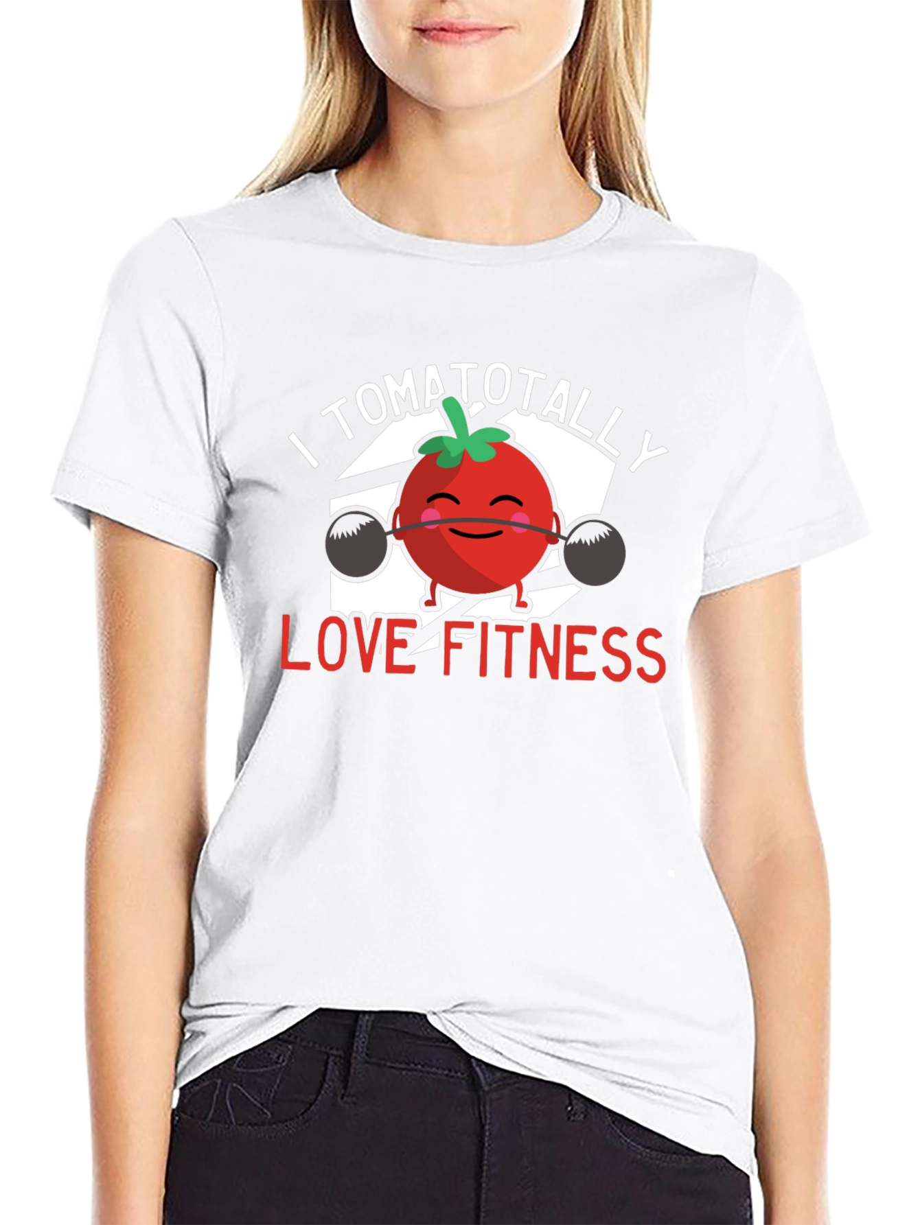 I Tomatotally Love Fitness T-Shirt - Black