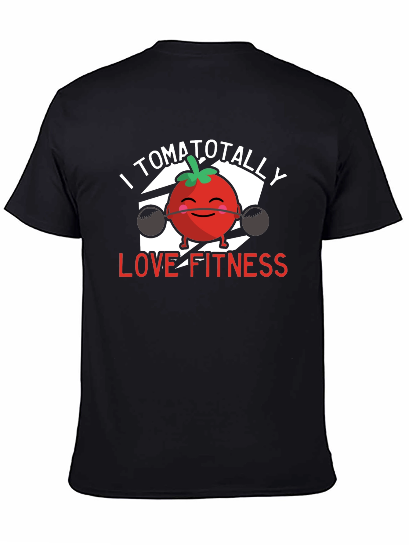 I Tomatotally Love Fitness T-Shirt - Black