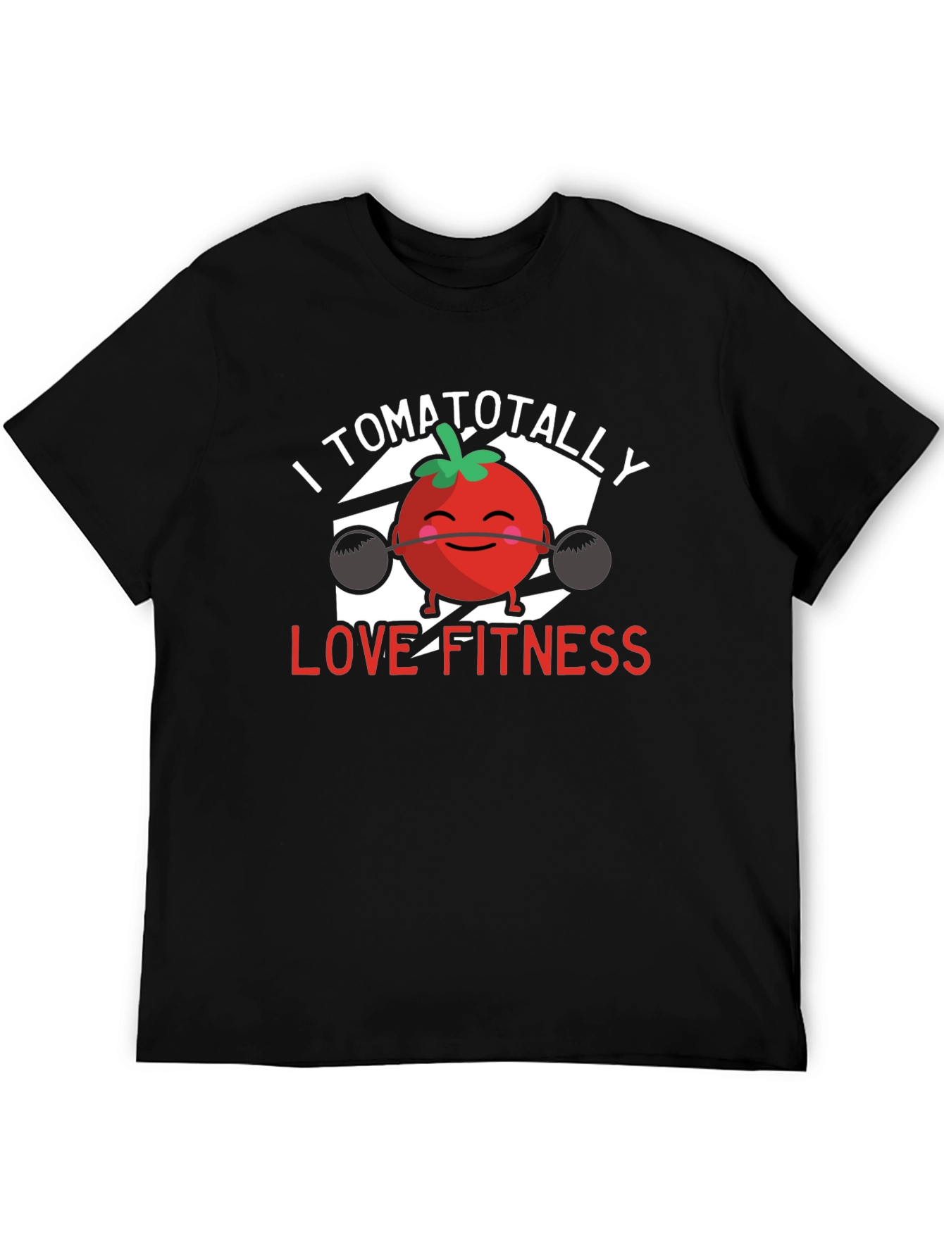 I Tomatotally Love Fitness T-Shirt - Black