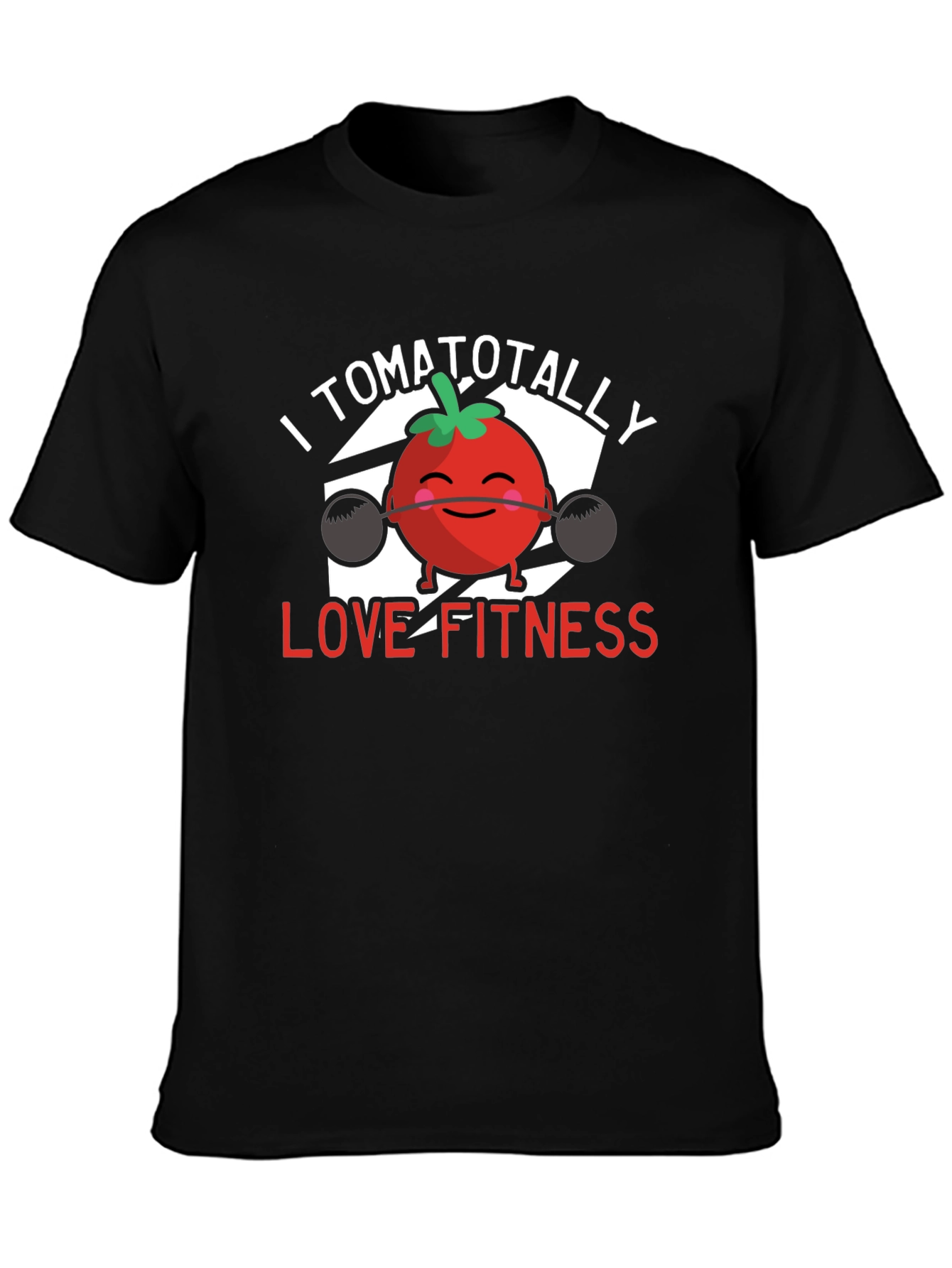 I Tomatotally Love Fitness T-Shirt - Black