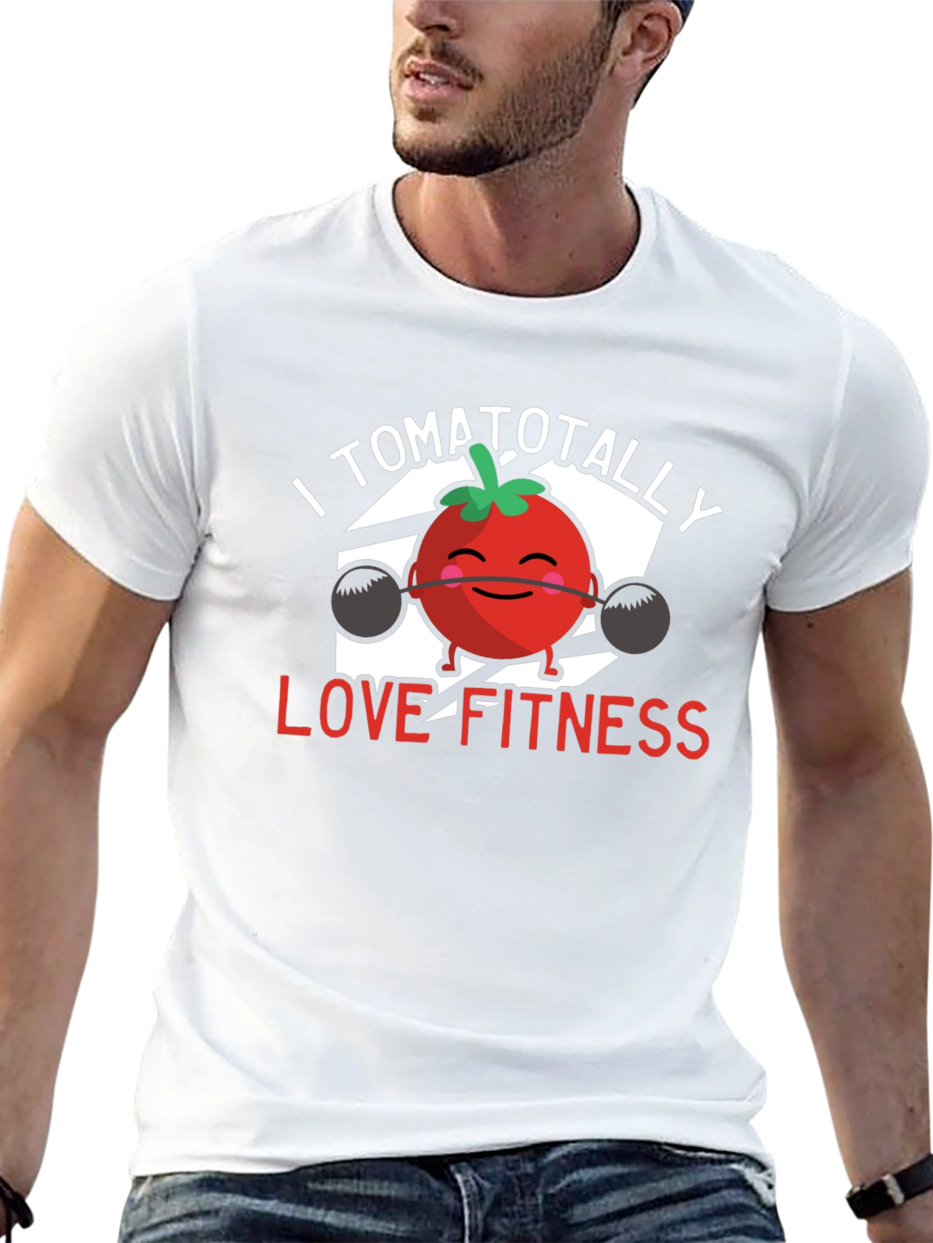 I Tomatotally Love Fitness T-Shirt - Black