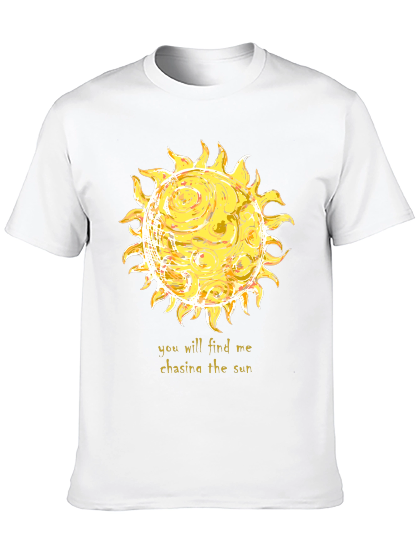 Chasing the Sun Graphic Tee - Black