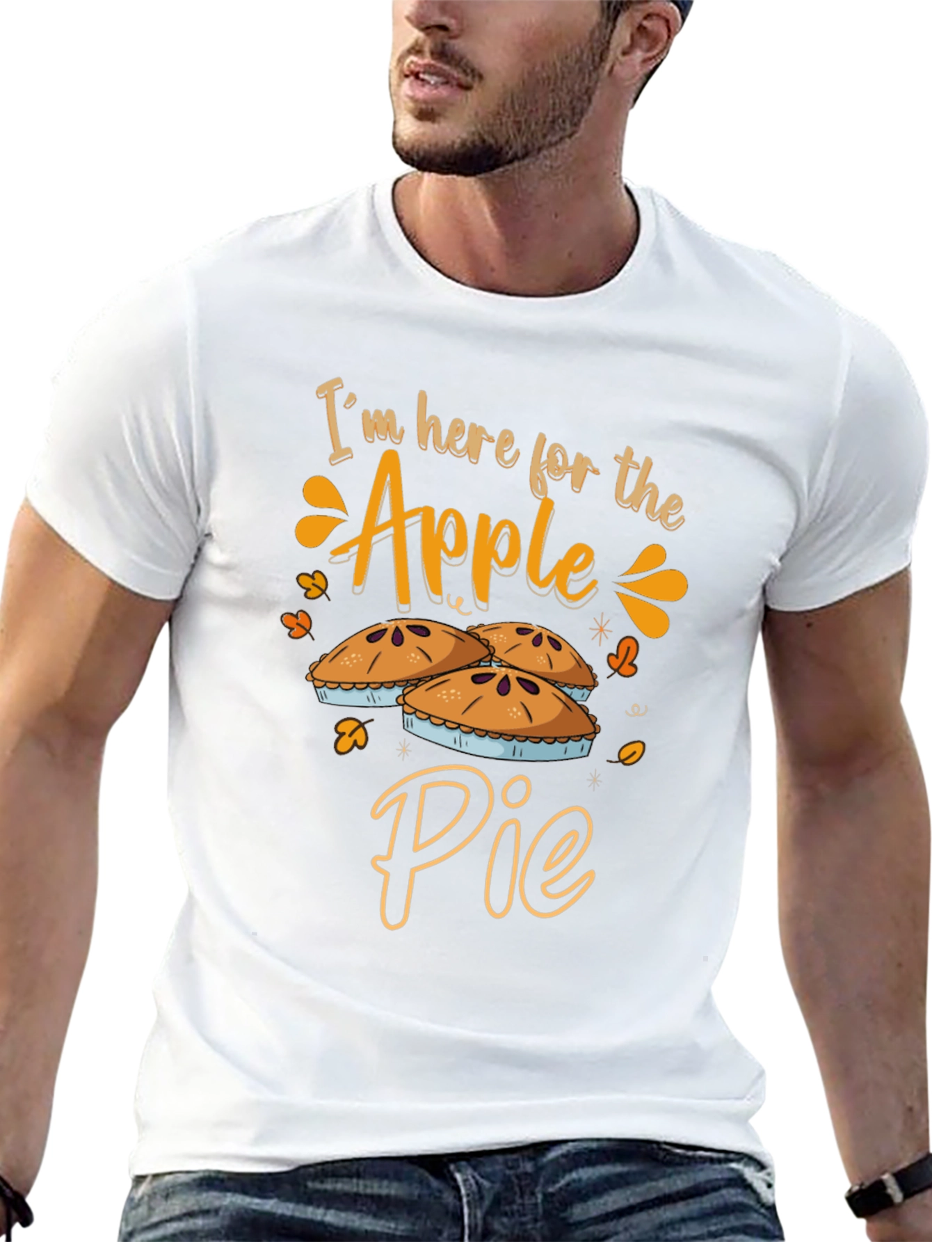 Apple Pie Graphic Tee - Thanksgiving Fall T-Shirt