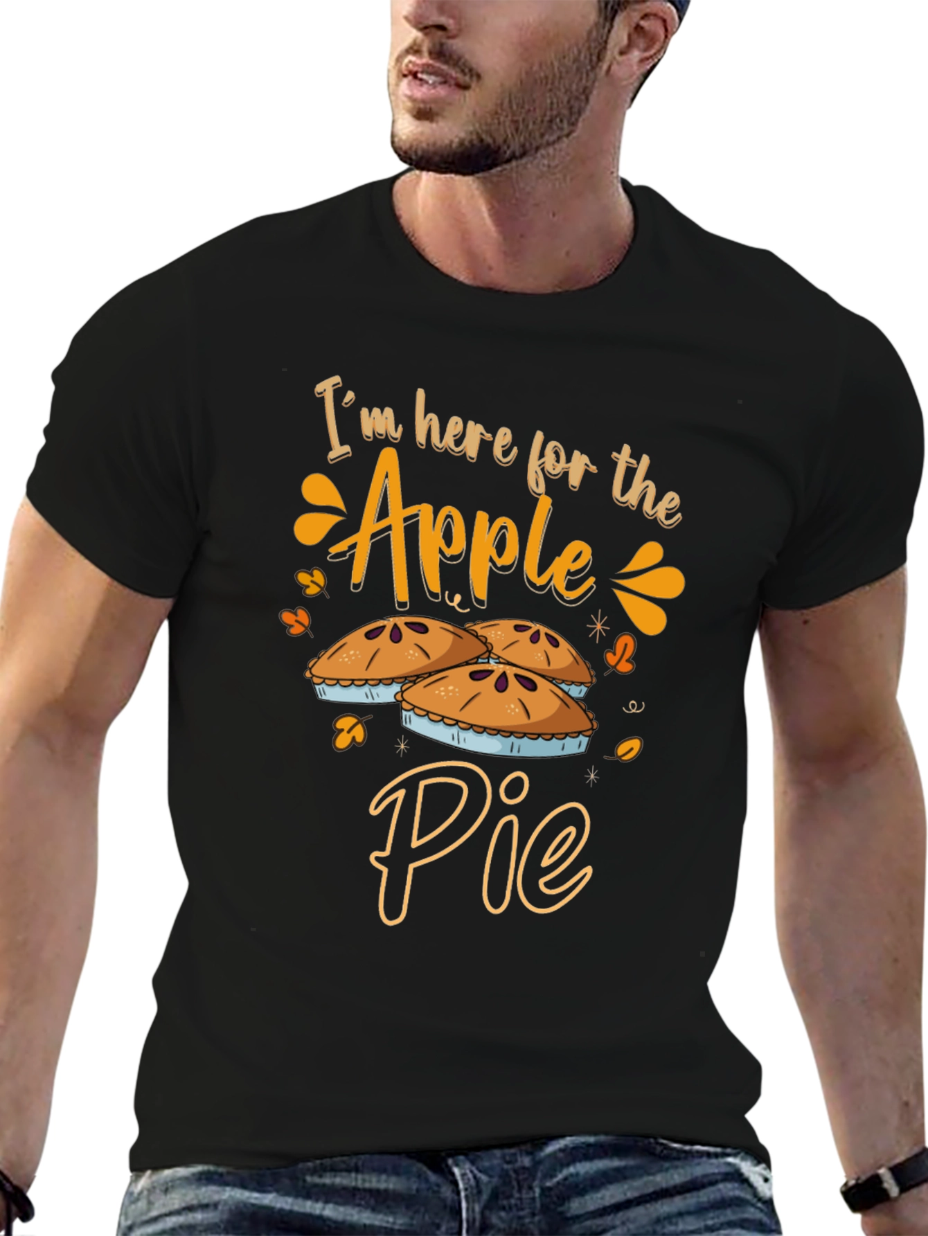 Apple Pie Graphic Tee - Thanksgiving Fall T-Shirt