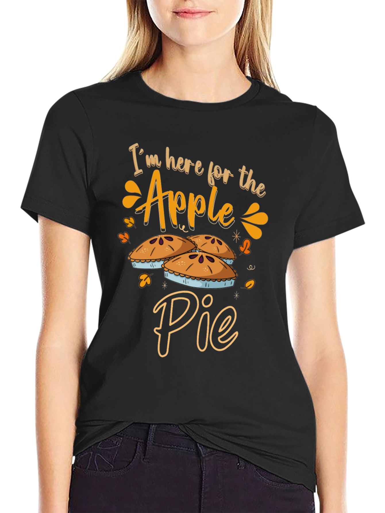 Apple Pie Graphic Tee - Thanksgiving Fall T-Shirt