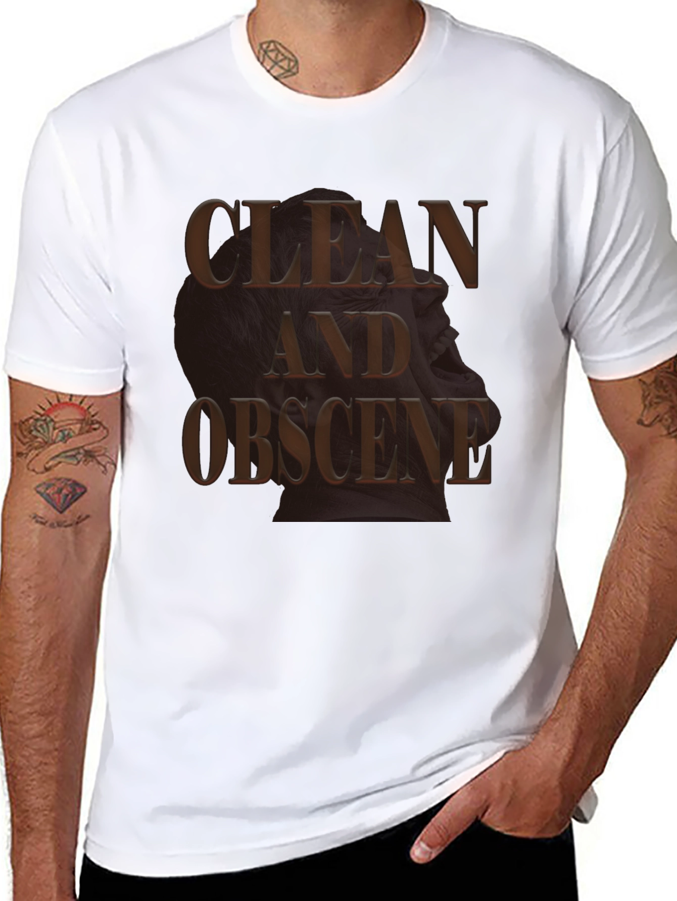 Clean and Obscene T-Shirt - Edgy Graphic Tee