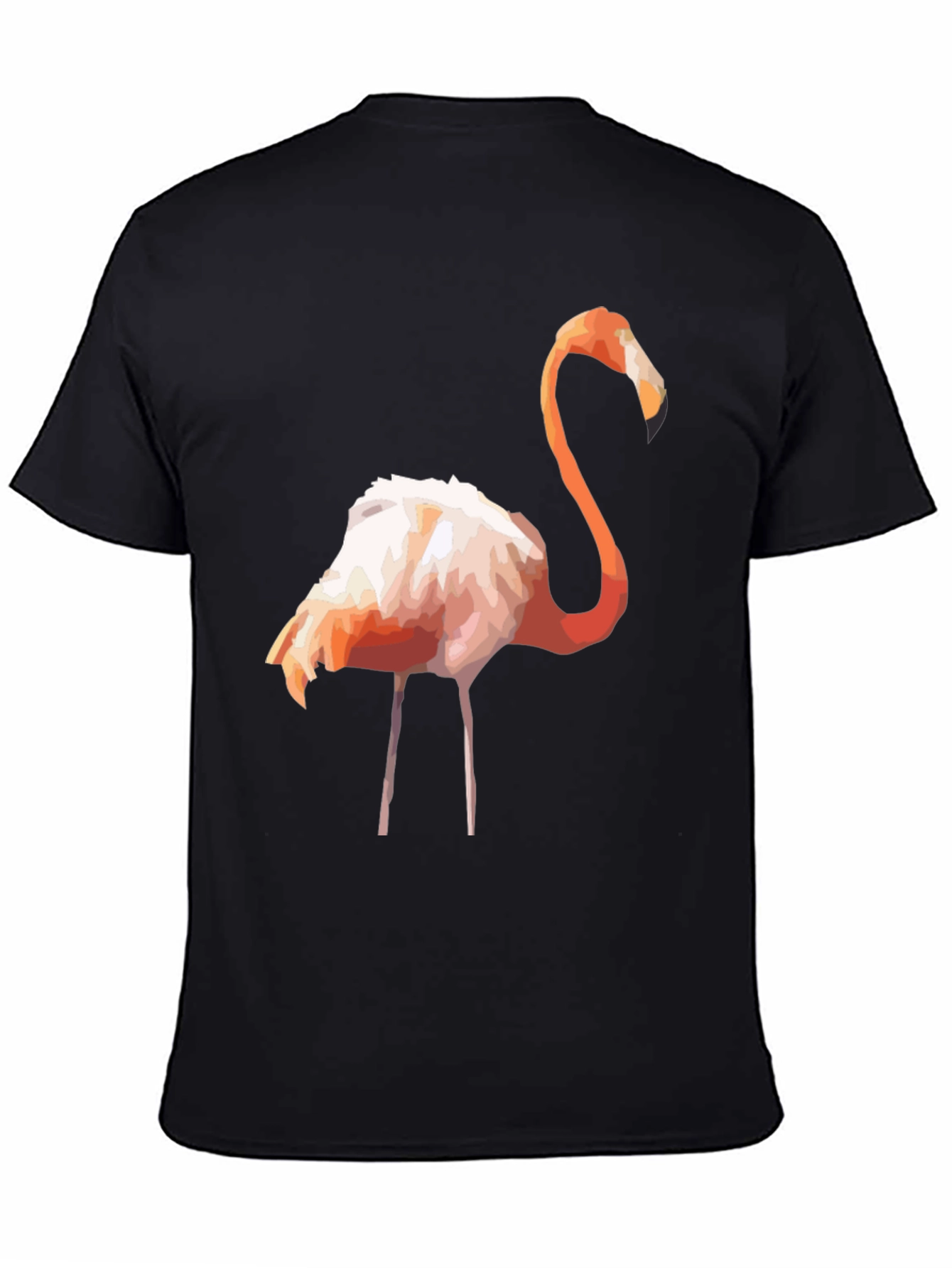 Geometric Flamingo Graphic Tee