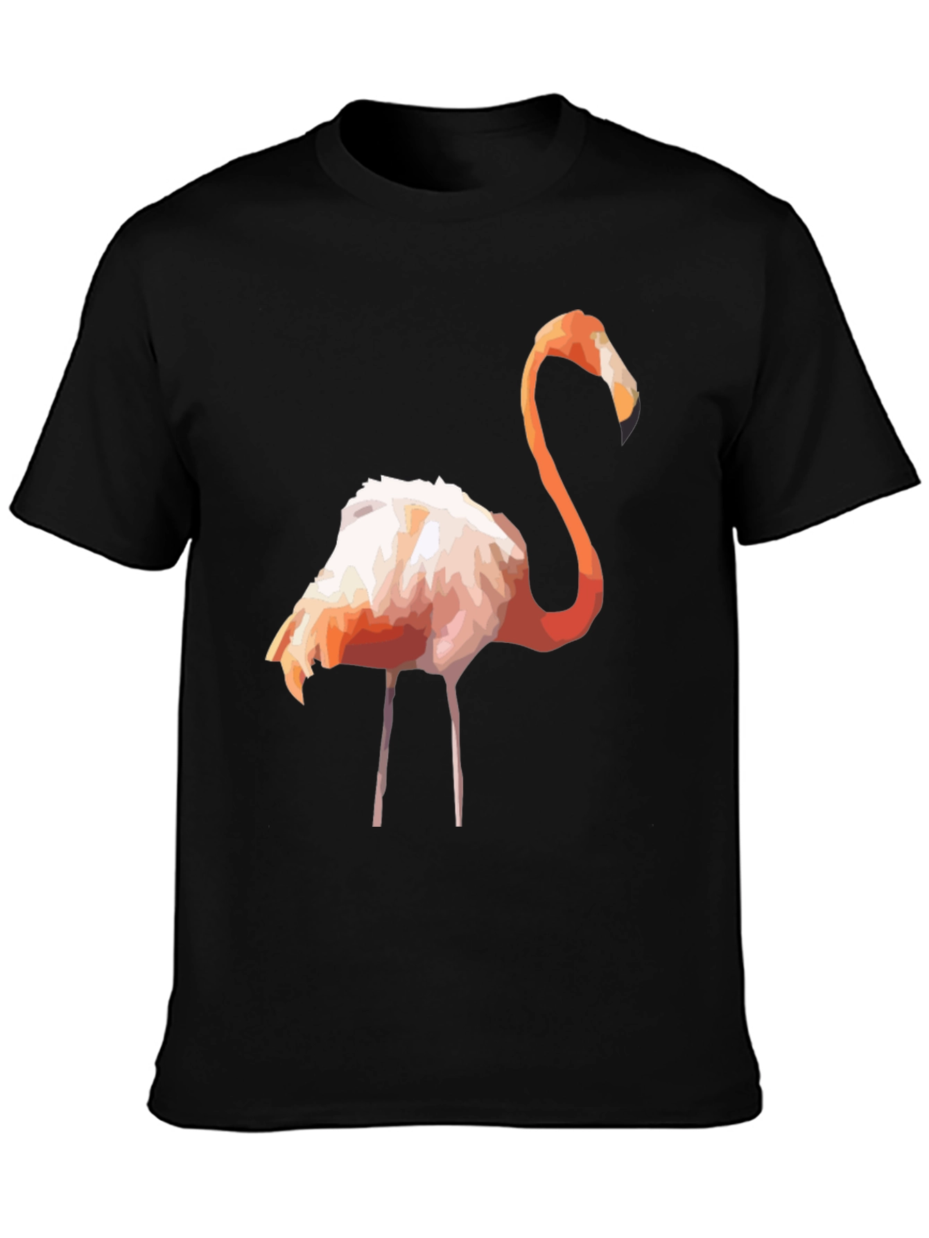 Geometric Flamingo Graphic Tee
