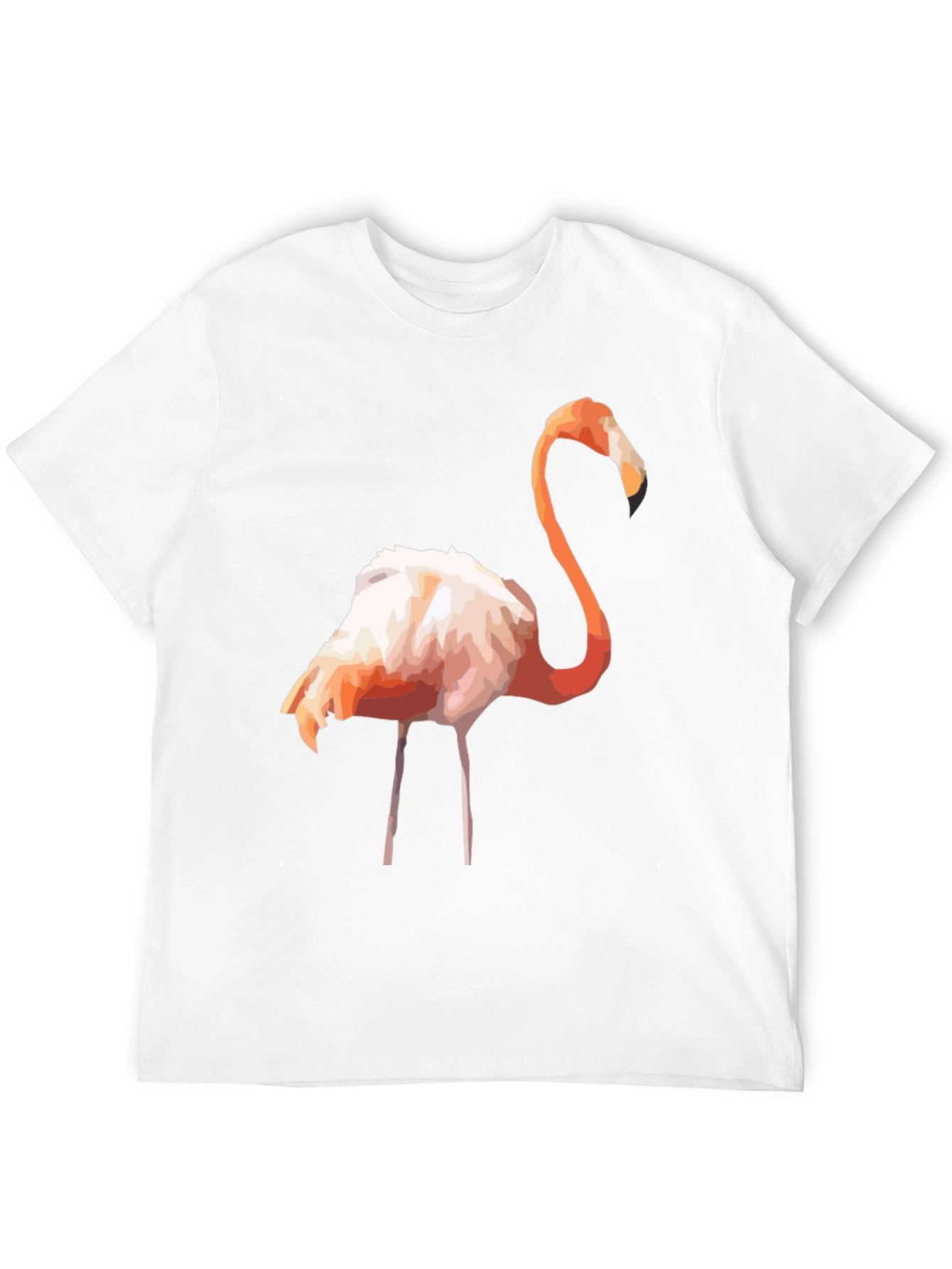 Geometric Flamingo Graphic Tee