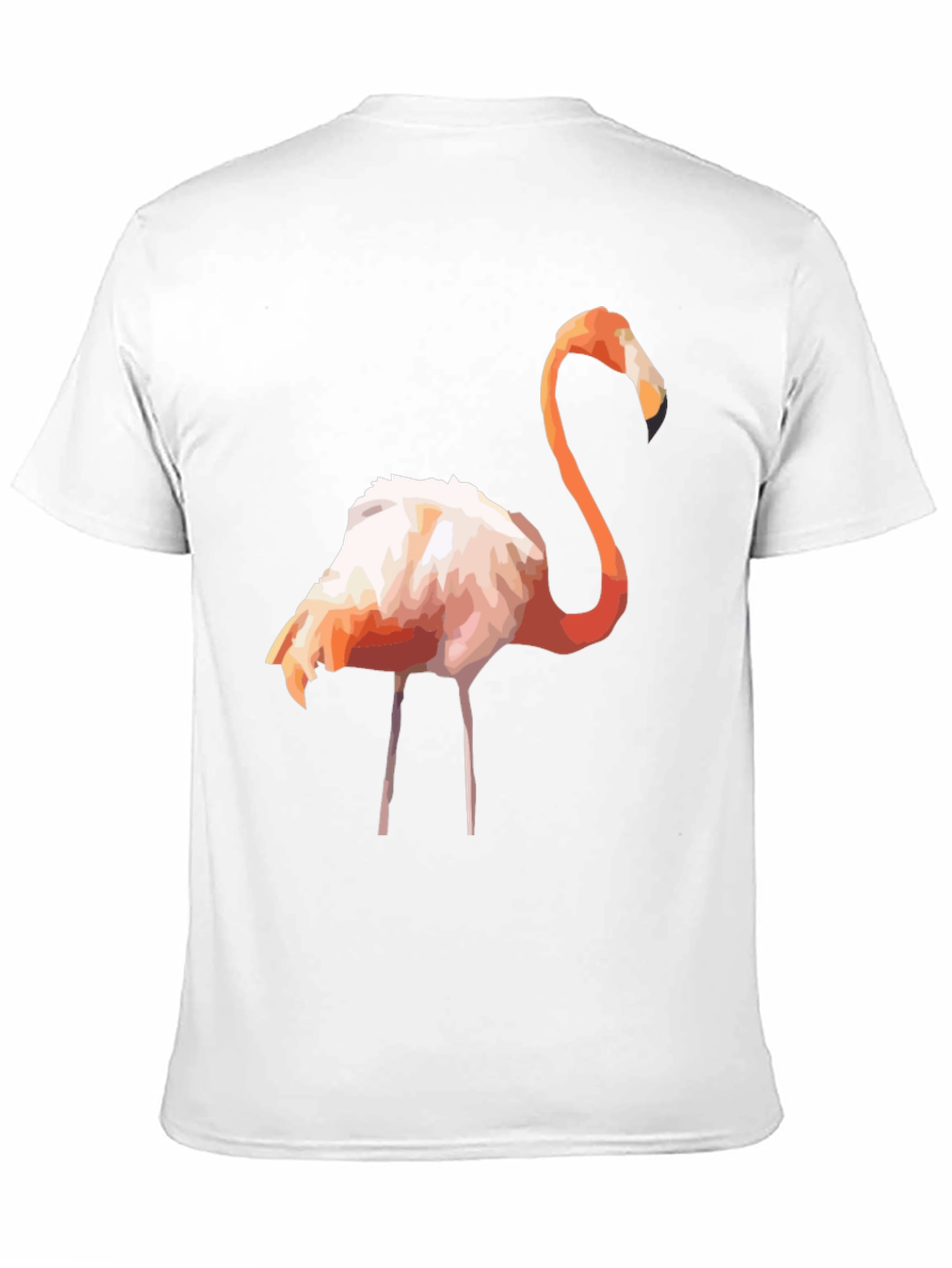 Geometric Flamingo Graphic Tee