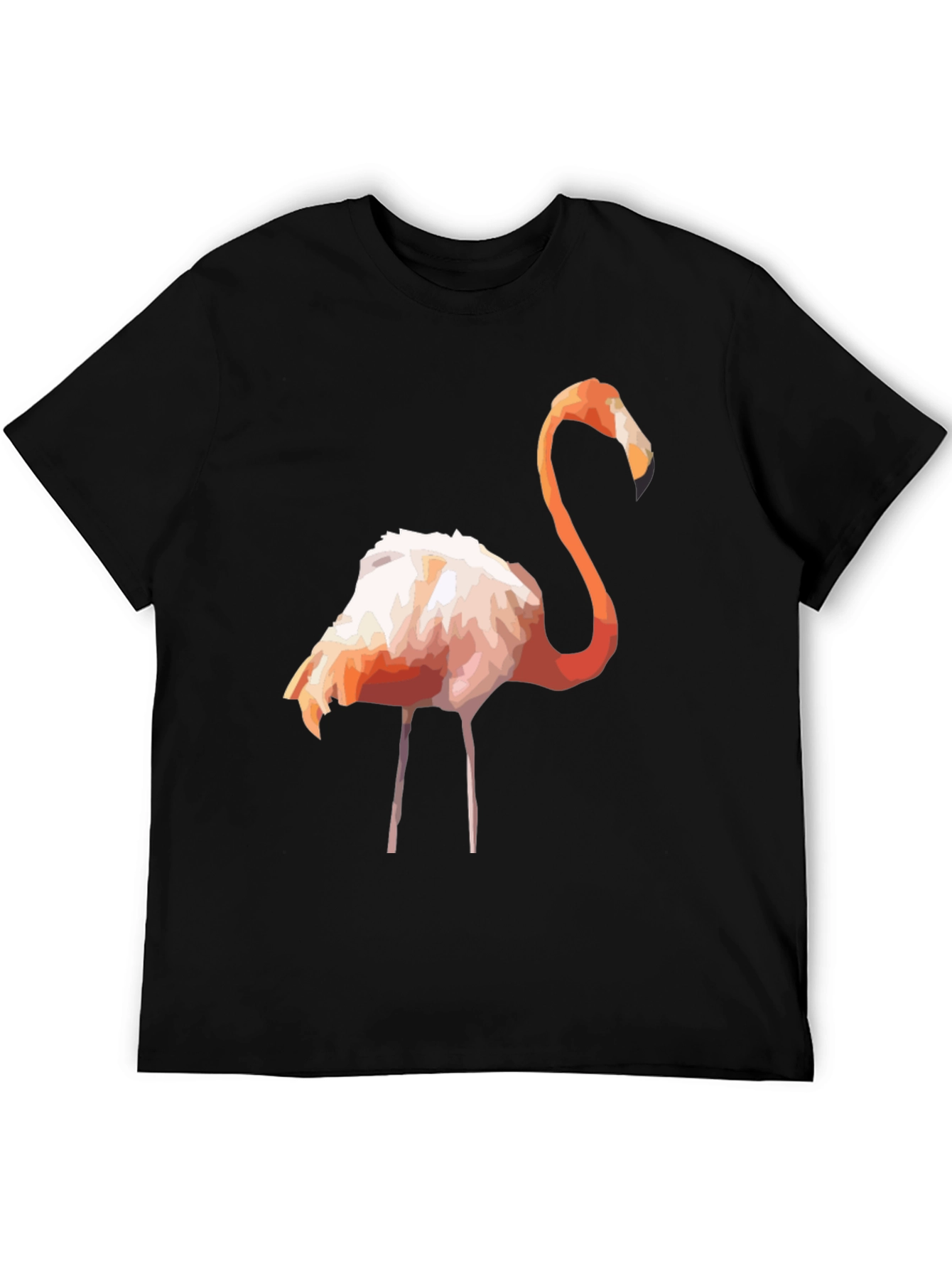 Geometric Flamingo Graphic Tee