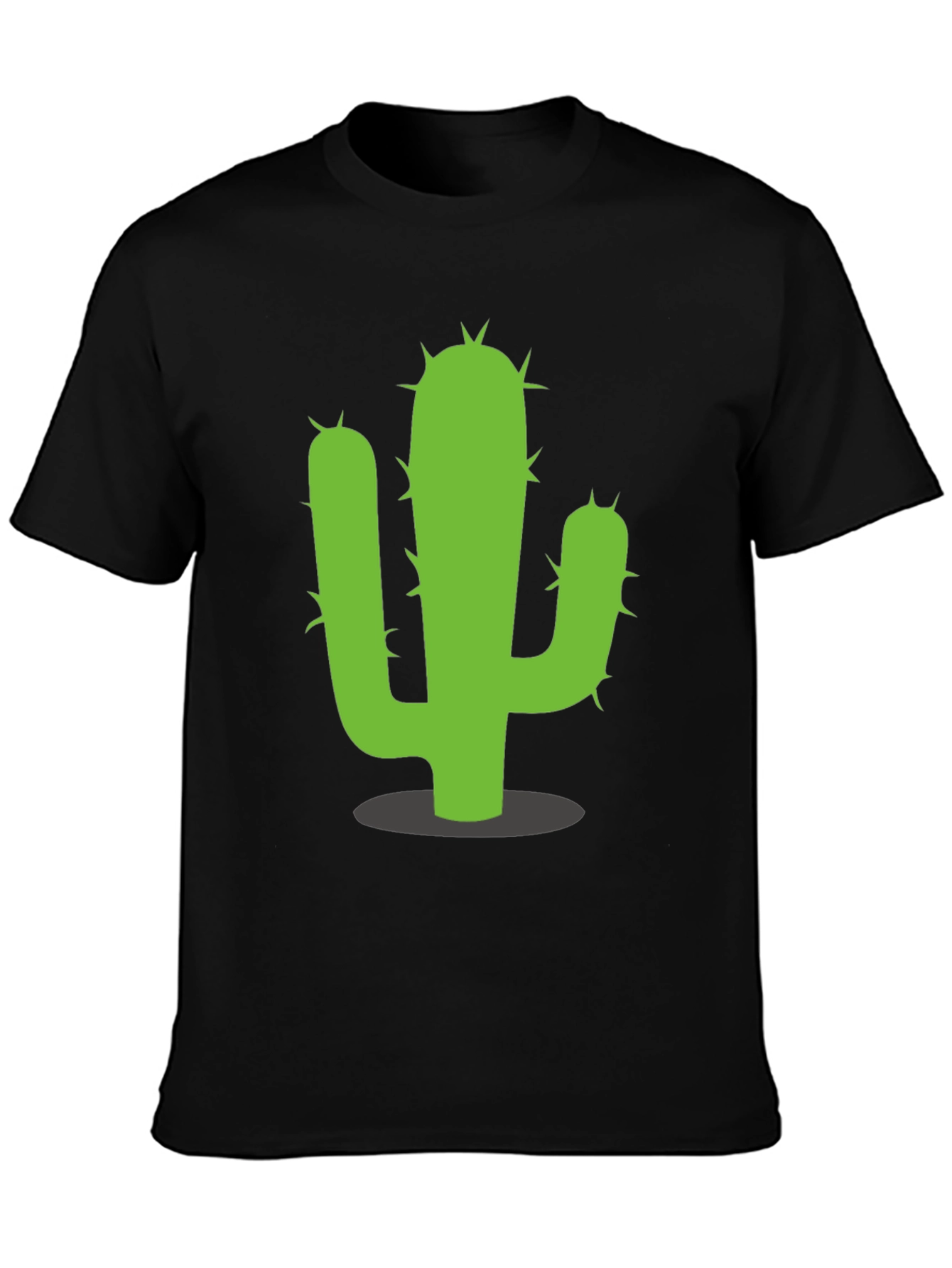 Cactus Graphic Tee - Black Cotton